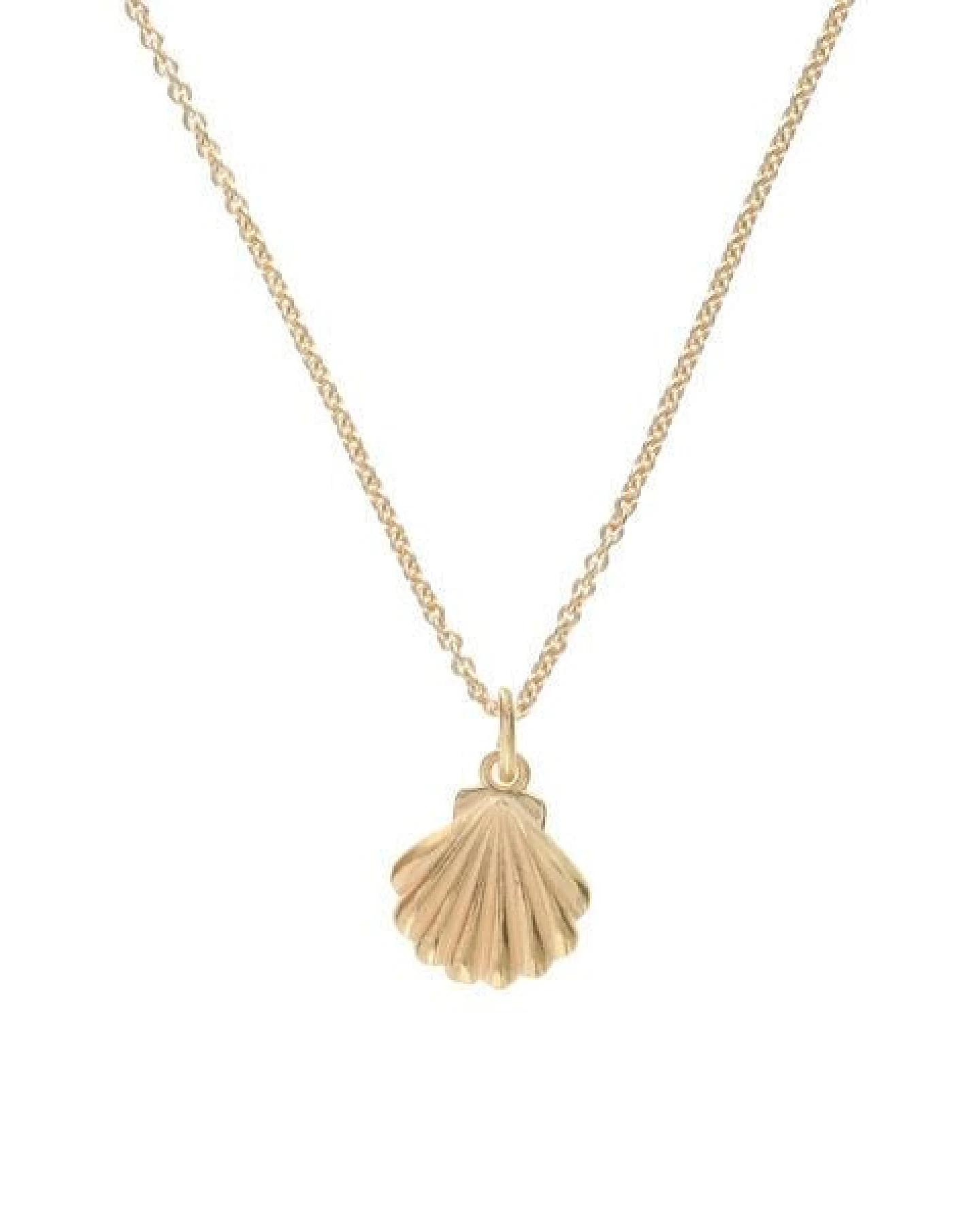 BELLYBIRD Jewellery Halskette - kleine Muschel, Anhänger/ Silber/ Silber vergoldet – Ansicht 3