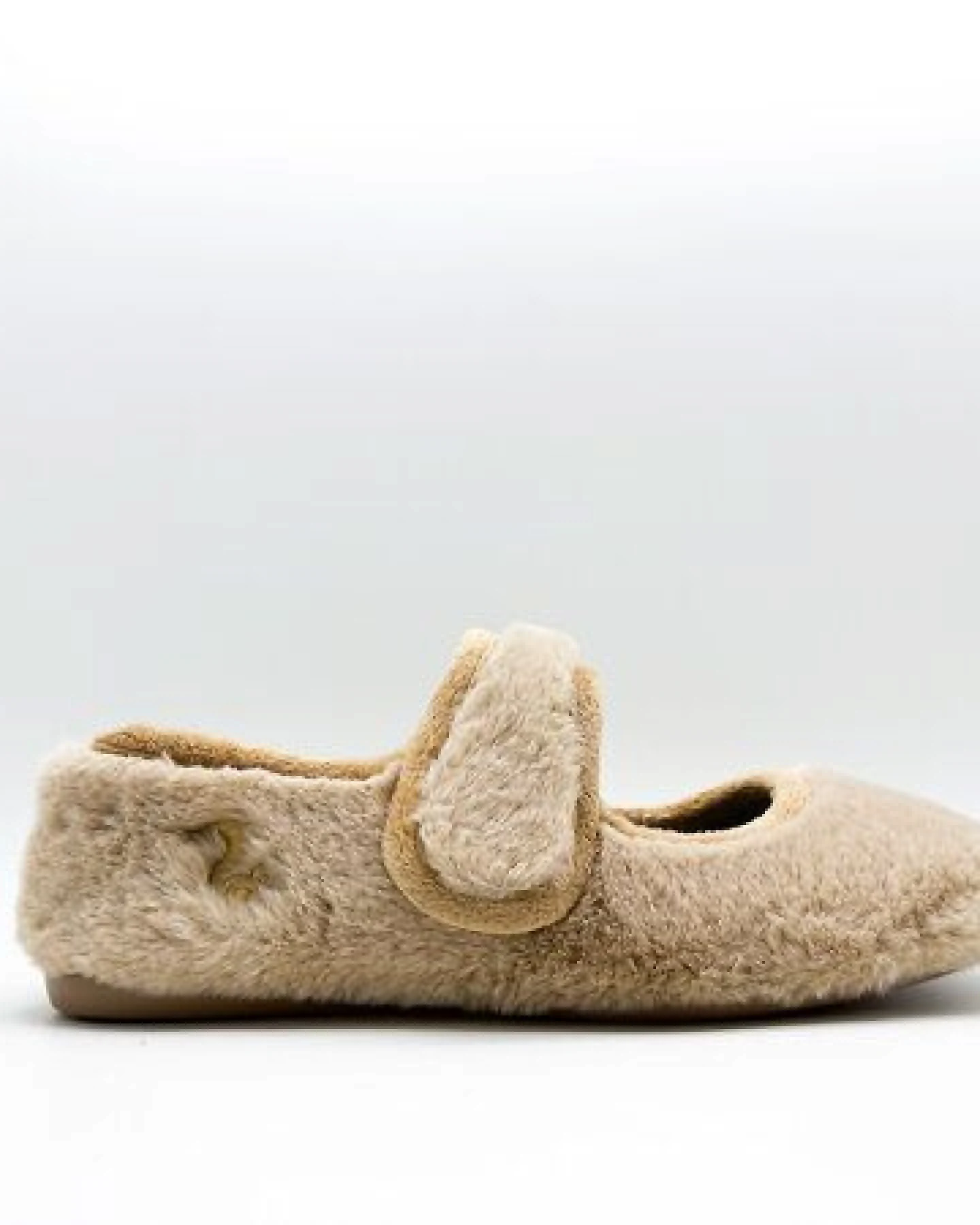 Veganer Hausschuh "thies ® Rec Fur Ballerina" aus ultraweichem, recyceltem Fell, fair produziert – Ansicht 3