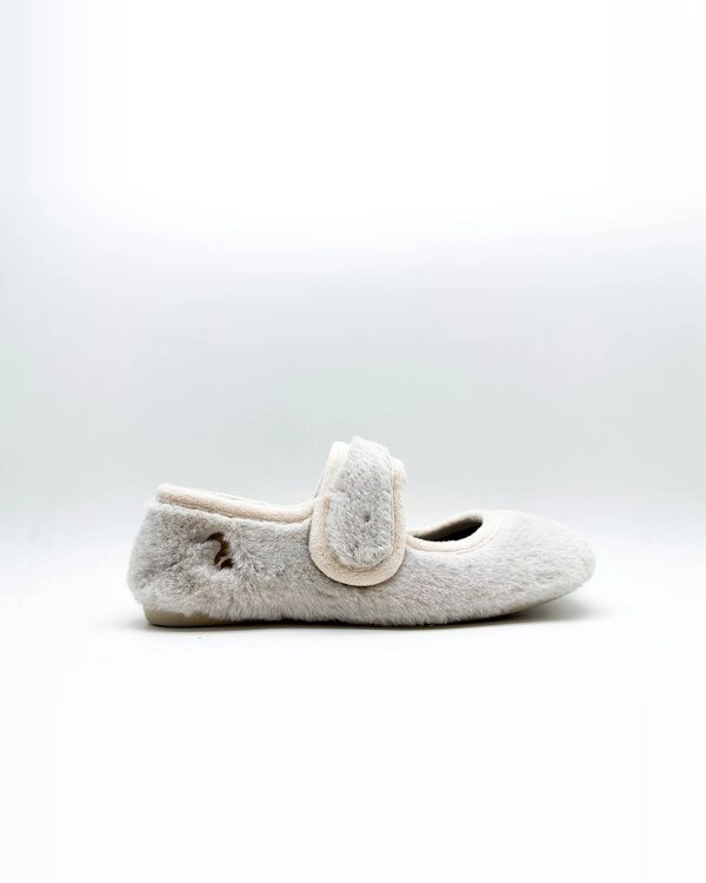 Veganer Hausschuh "thies ® Rec Fur Ballerina" aus ultraweichem, recyceltem Fell, fair produziert – Ansicht 2