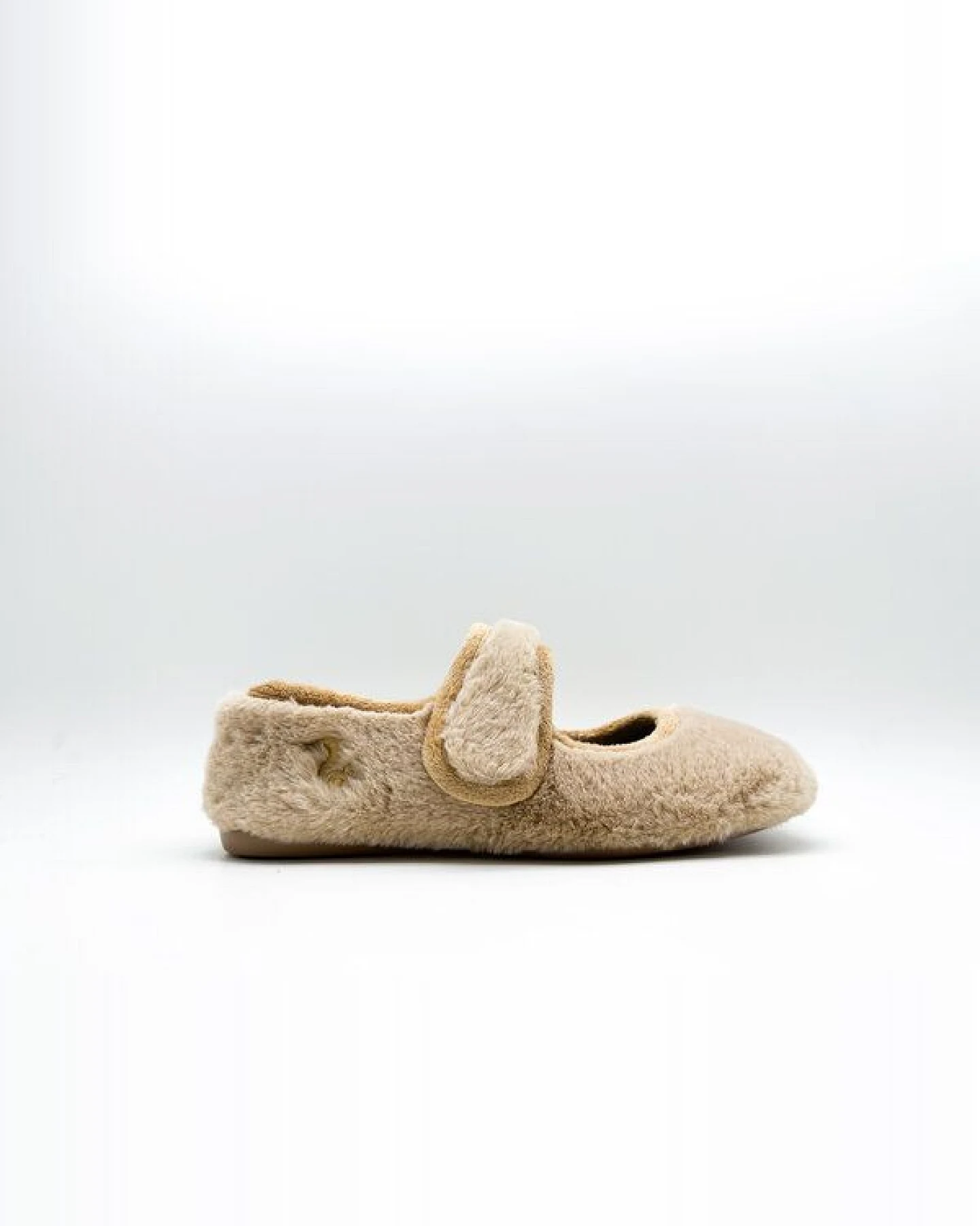 Veganer Hausschuh "thies ® Rec Fur Ballerina" aus ultraweichem, recyceltem Fell, fair produziert – Ansicht 2