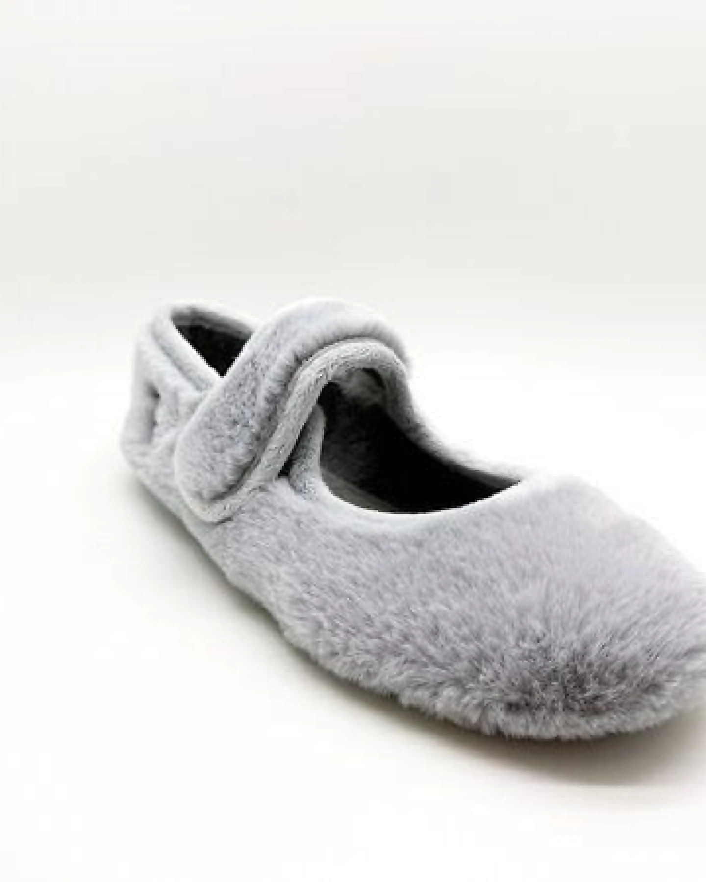 Veganer Hausschuh "thies ® Rec Fur Ballerina" aus ultraweichem, recyceltem Fell, fair produziert – Ansicht 3