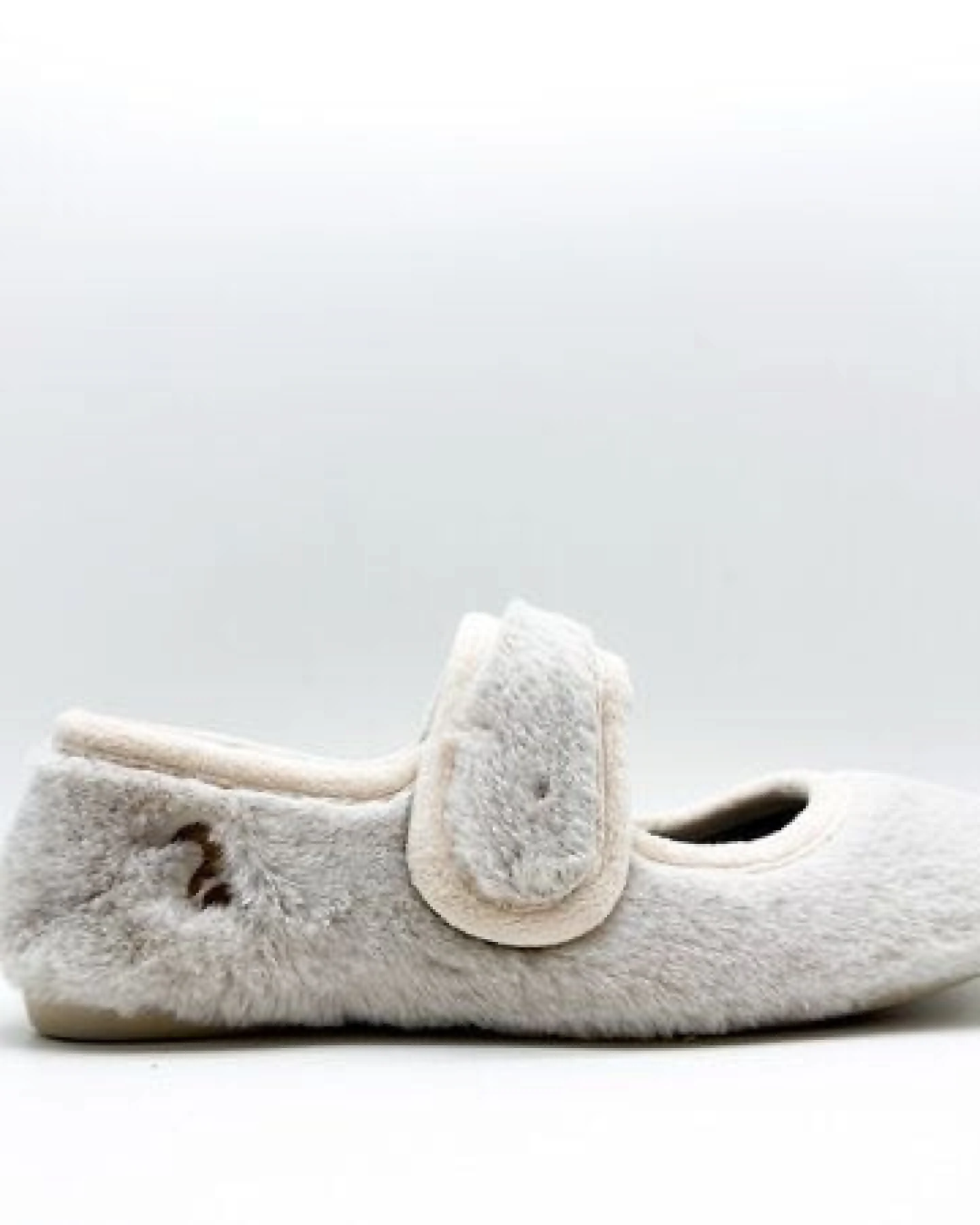 Veganer Hausschuh "thies ® Rec Fur Ballerina" aus ultraweichem, recyceltem Fell, fair produziert – Ansicht 2