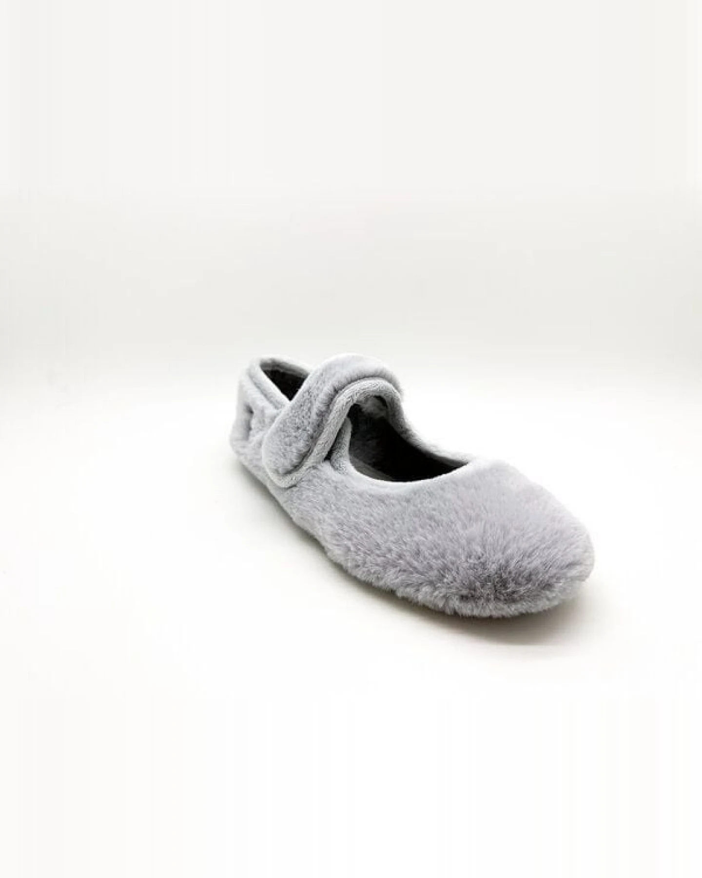 Veganer Hausschuh "thies ® Rec Fur Ballerina" aus ultraweichem, recyceltem Fell, fair produziert – Ansicht 3