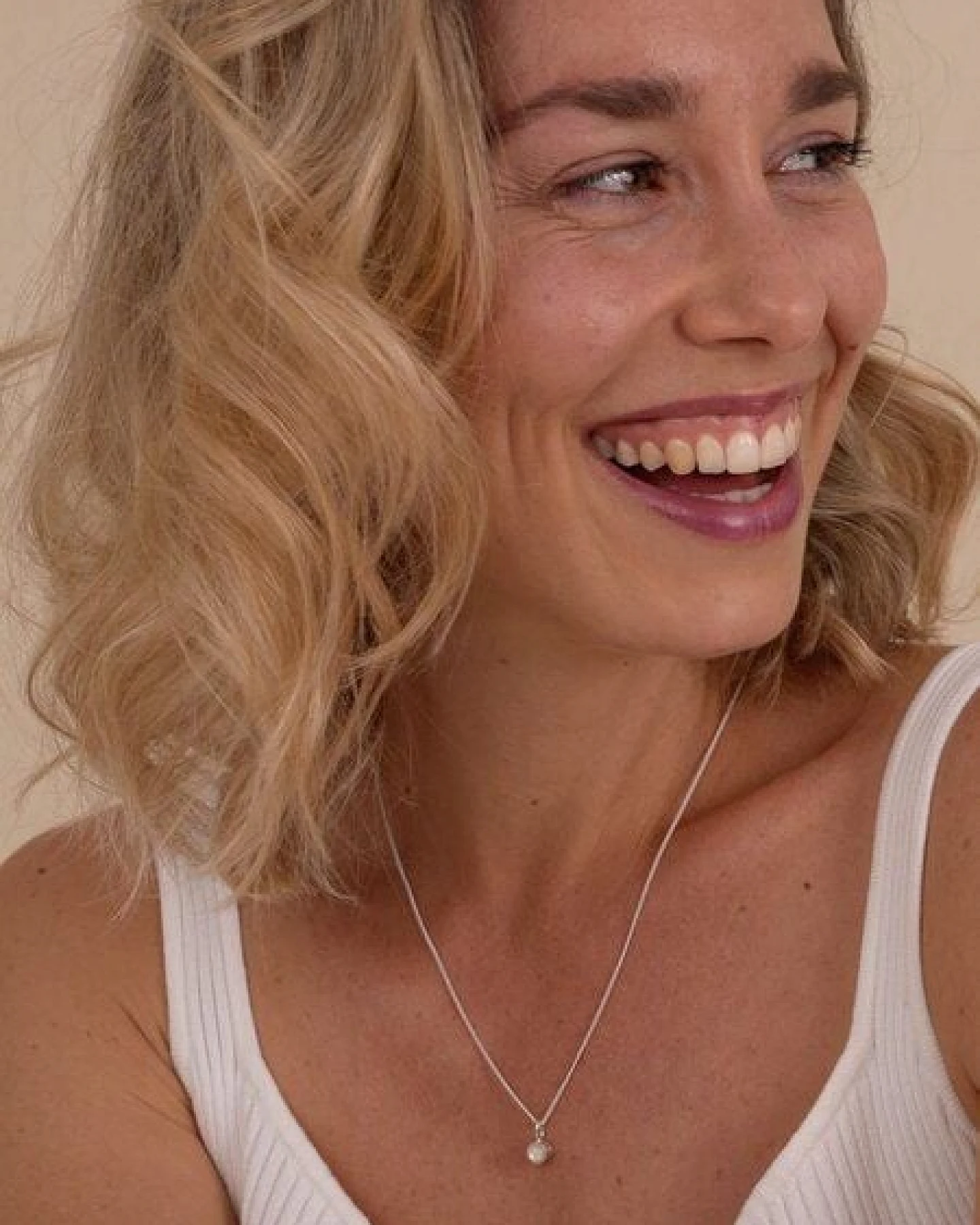 makou Jewelry Kette Makou Individuell - Perlmutt – Ansicht 4