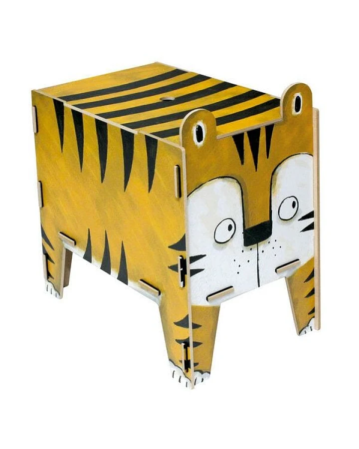 WERKHAUS Hocker Vierbeiner - Tiger