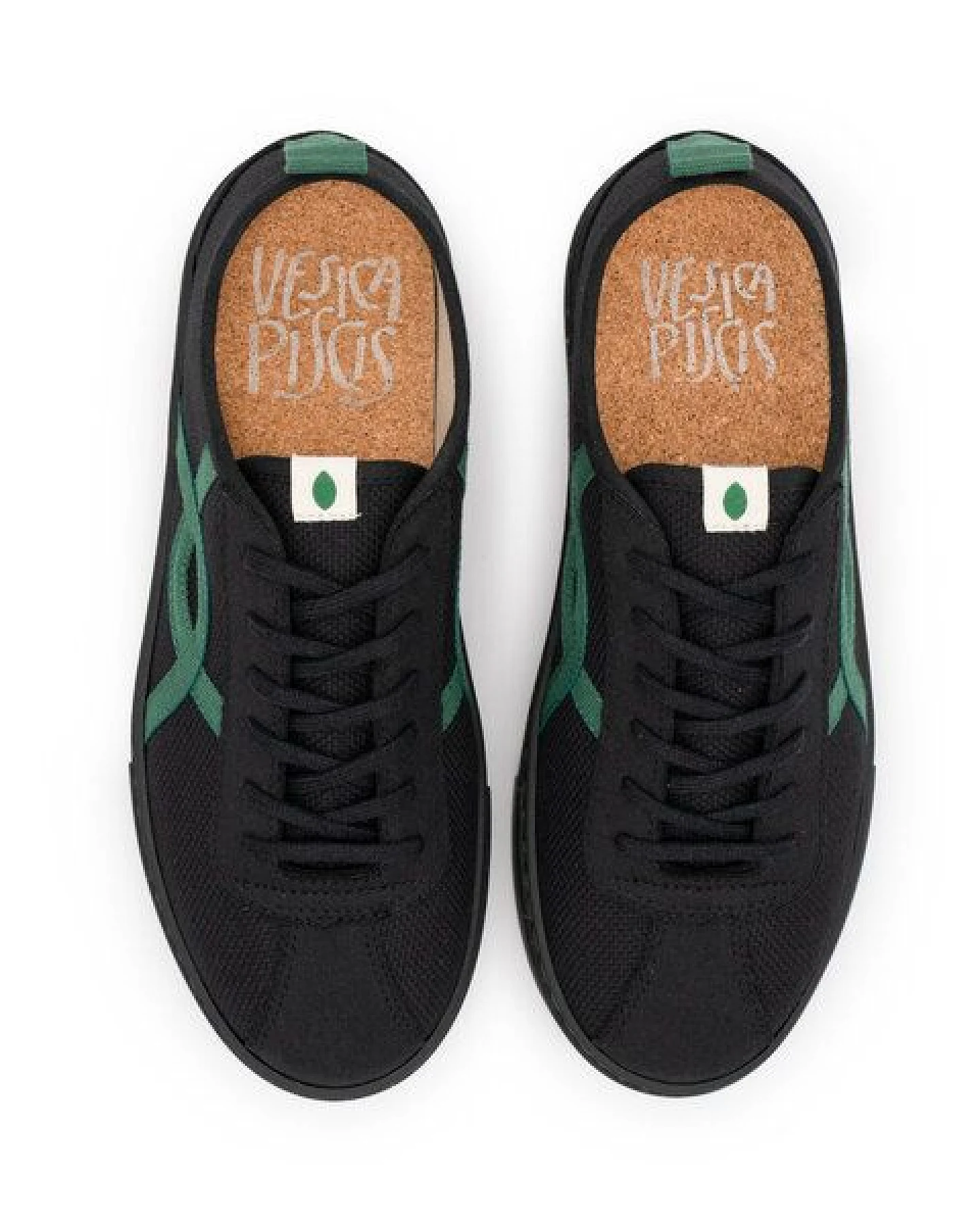 Vesica Piscis Footwear KAFKA BLACK SNEAKER OF RECYCLED COTTON – Ansicht 3