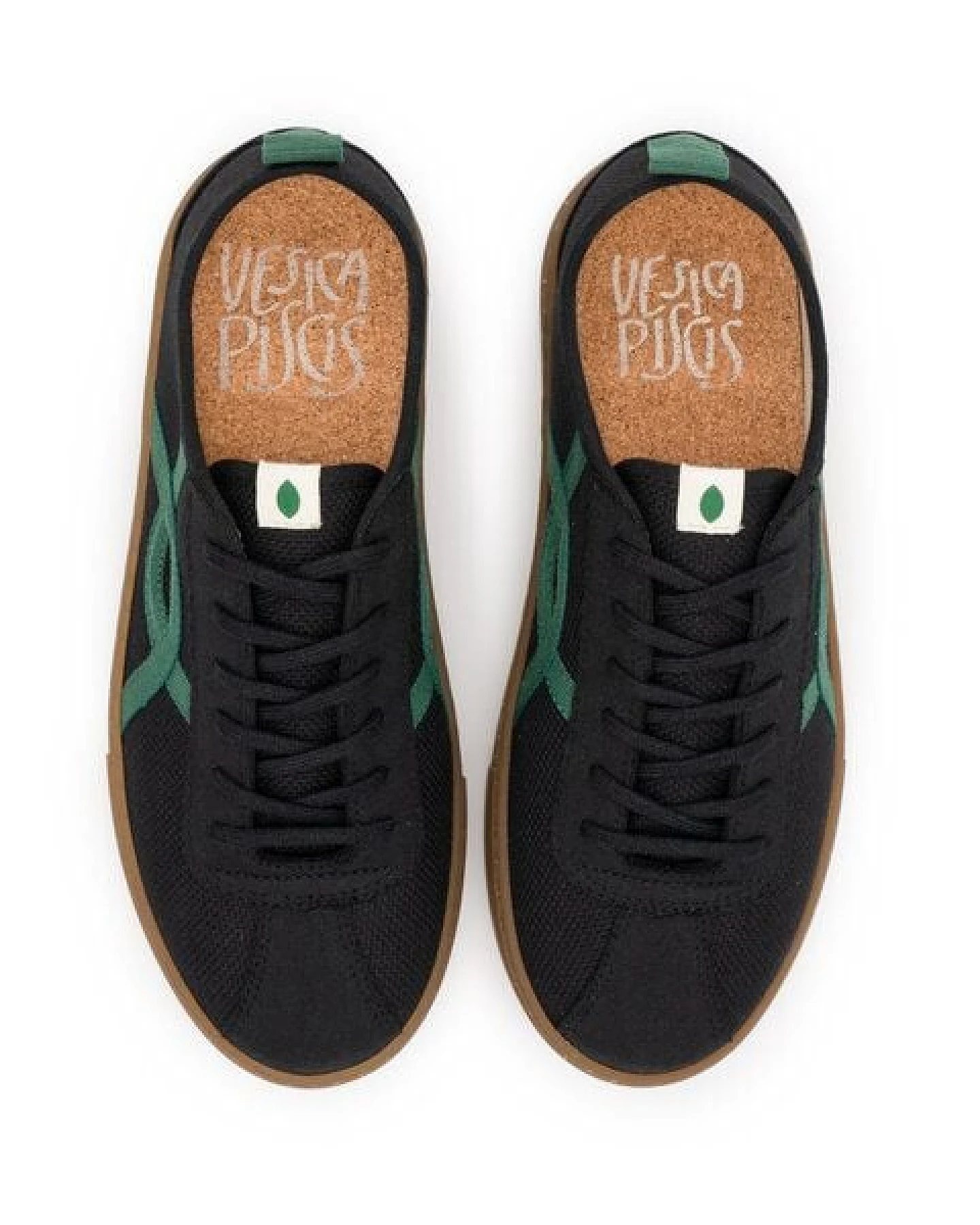 Vesica Piscis Footwear KAFKA BLACK SNEAKER OF RECYCLED COTTON – Ansicht 3
