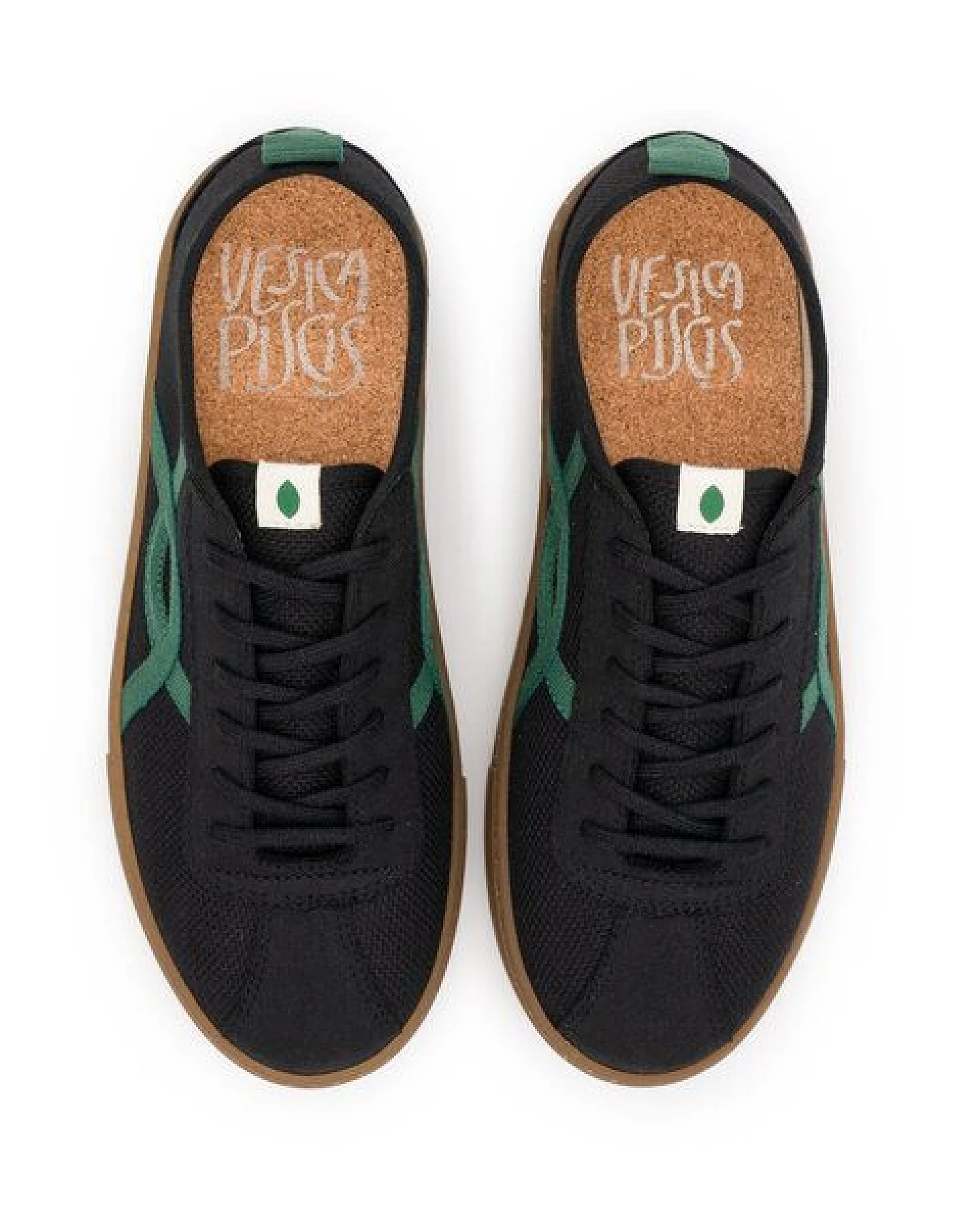 Vesica Piscis Footwear KAFKA BLACK SNEAKER OF RECYCLED COTTON – Ansicht 3