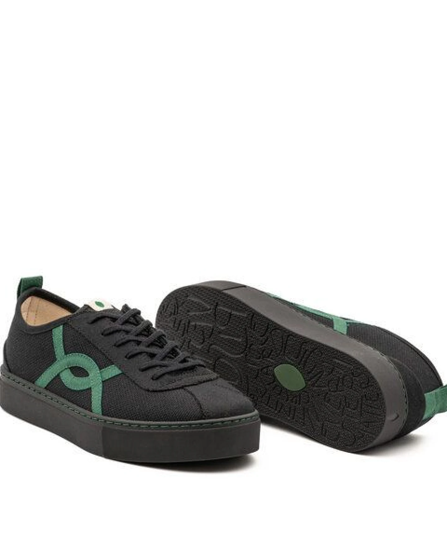 Vesica Piscis Footwear KAFKA BLACK SNEAKER OF RECYCLED COTTON – Ansicht 2