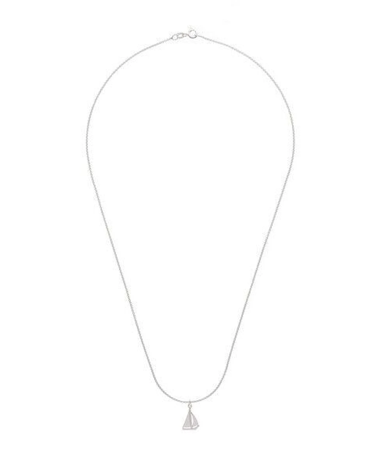 BELLYBIRD Jewellery Halskette - kleines Segelboot, Anhänger/ Silber/ Silber vergoldet – Ansicht 4