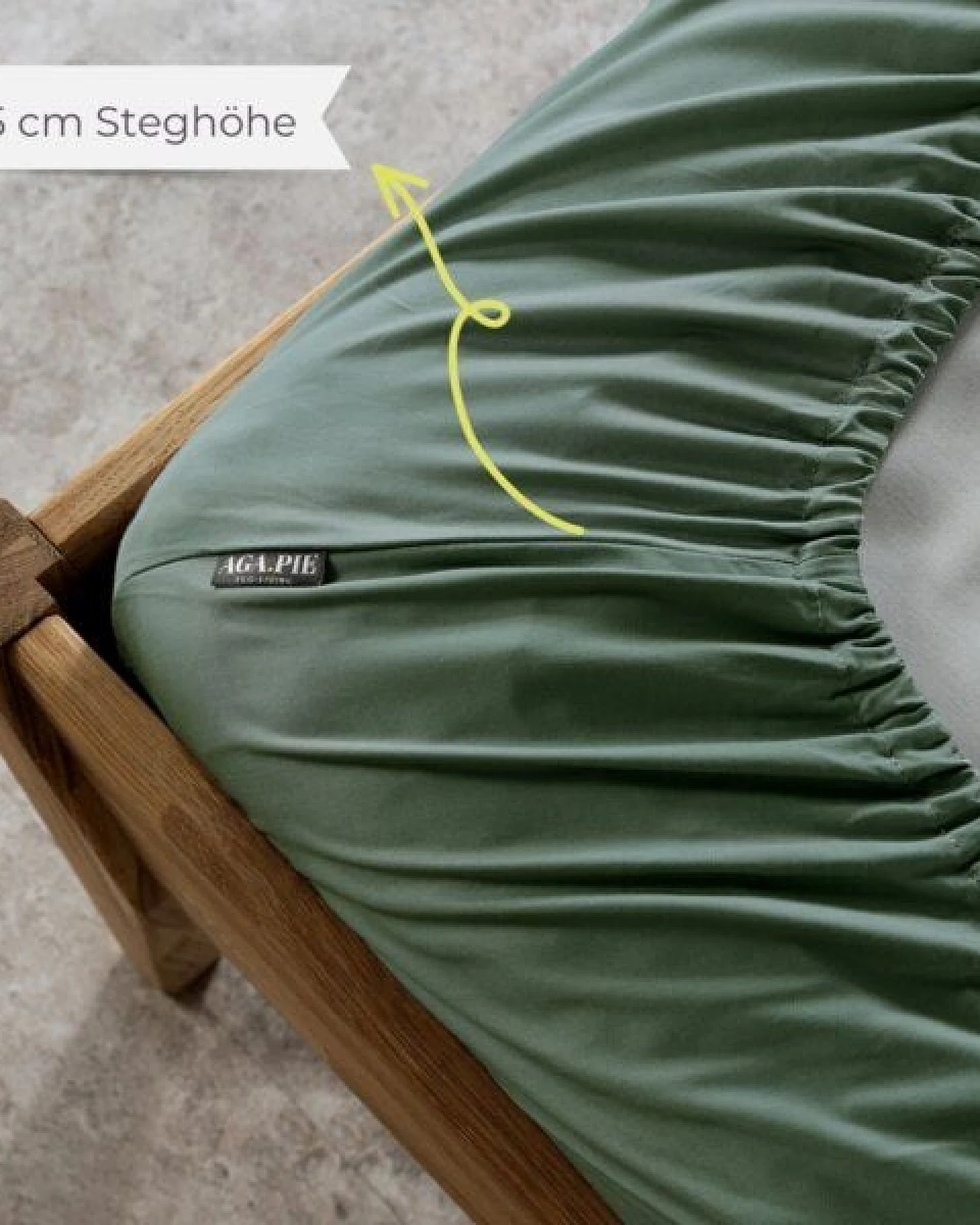 AGA.PIE Kinderspannbettlaken aus 100% Lyocell aus Bambuscellulose – Ansicht 4