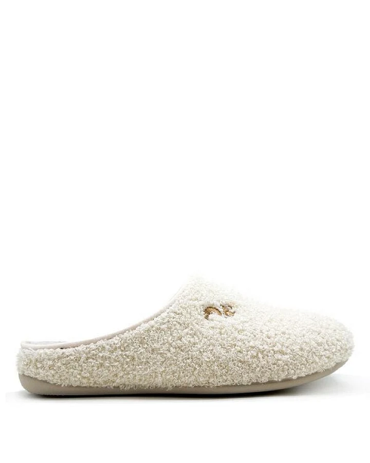 Veganer "thies ® Rec Teddy Slipper" aus ultraweichem, recyceltem Fell
