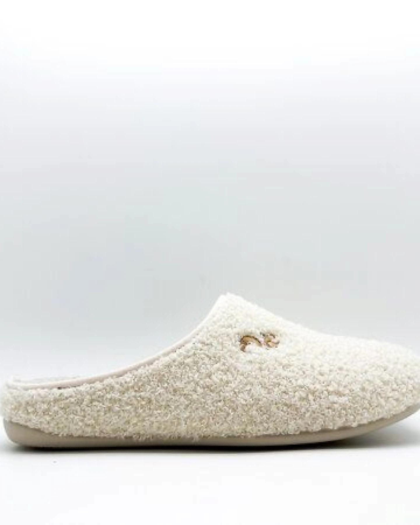 Veganer "thies ® Rec Teddy Slipper" aus ultraweichem, recyceltem Fell – Ansicht 2