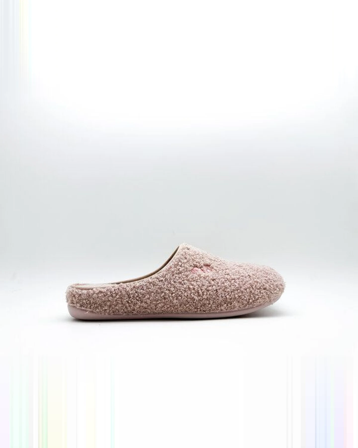 Veganer "thies ® Rec Teddy Slipper" aus ultraweichem, recyceltem Fell – Ansicht 2