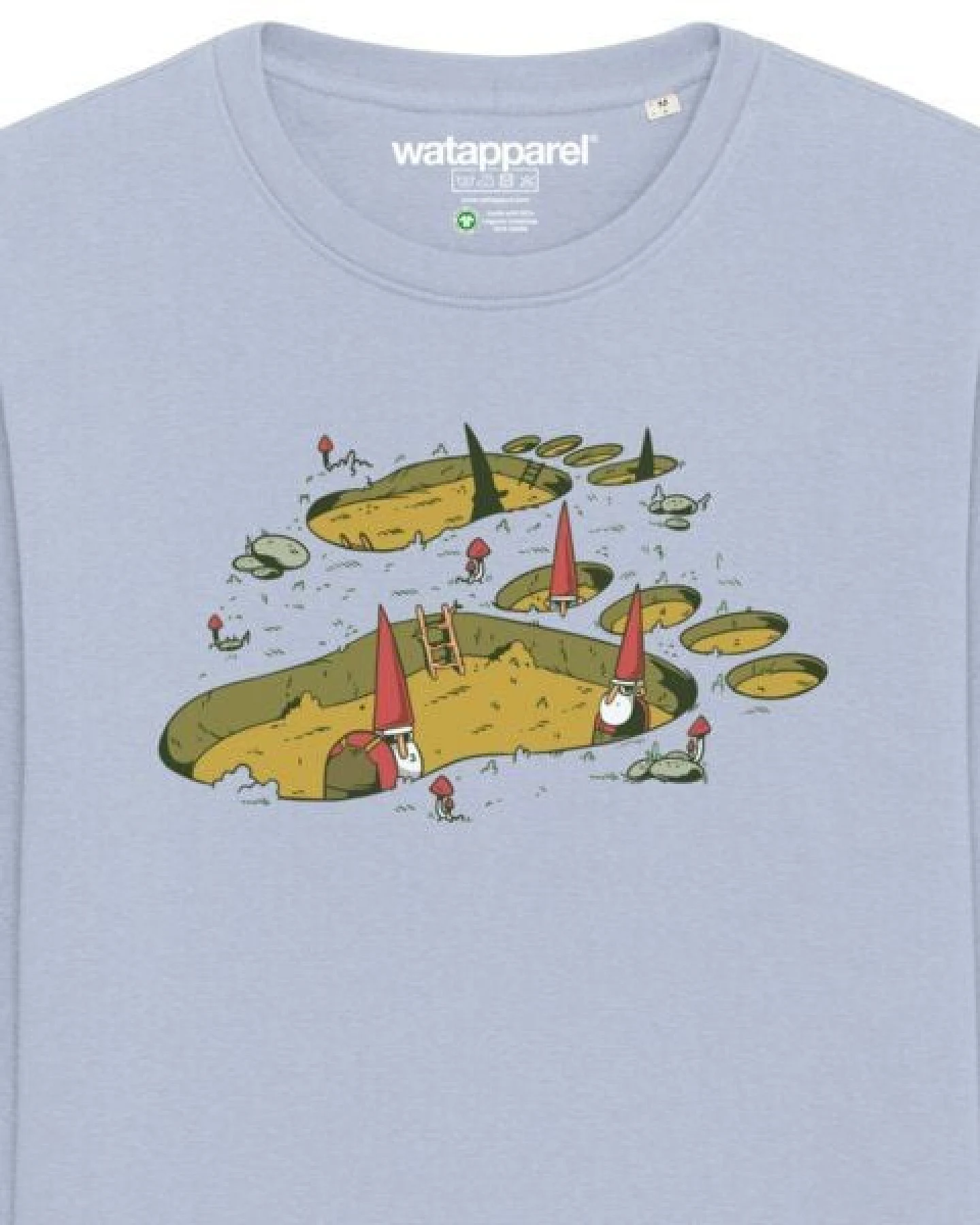 watapparel Sweatshirt Unisex Gnome Footprint – Ansicht 3