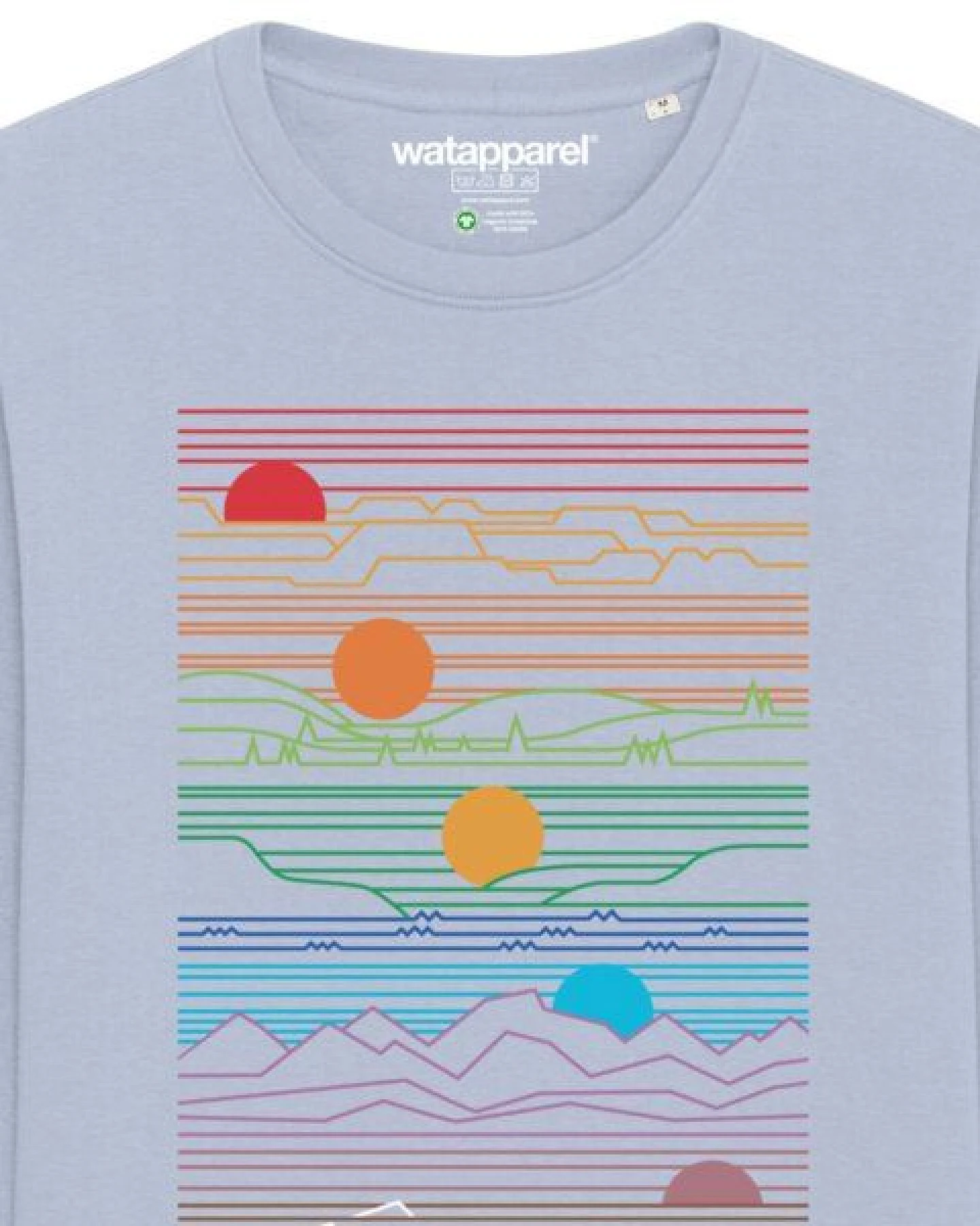 watapparel Sweatshirt Unisex Sun And Moon – Ansicht 3