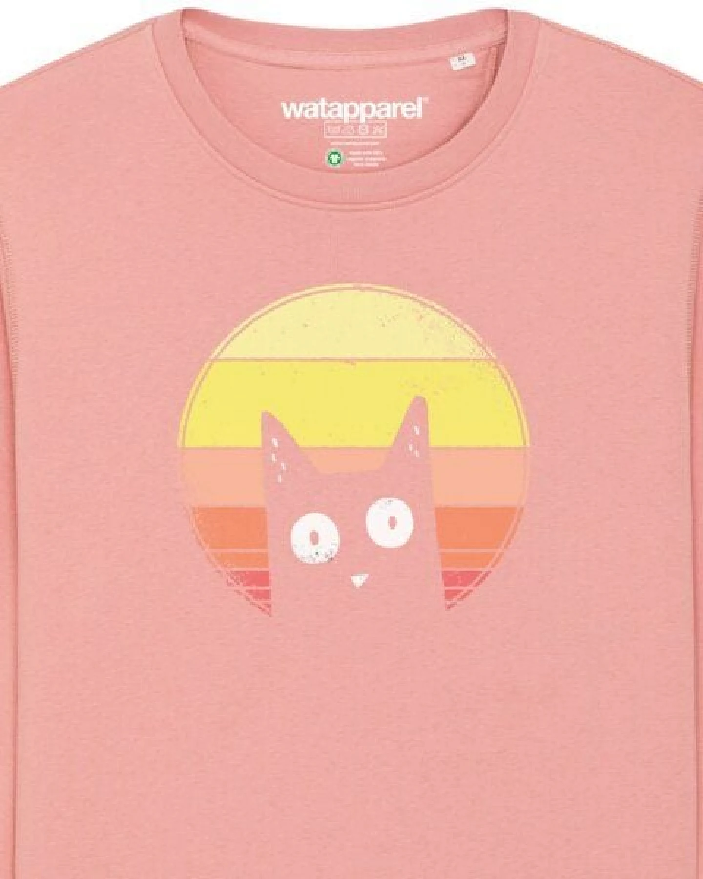 watapparel Sweatshirt Unisex Sunset Cat – Ansicht 3