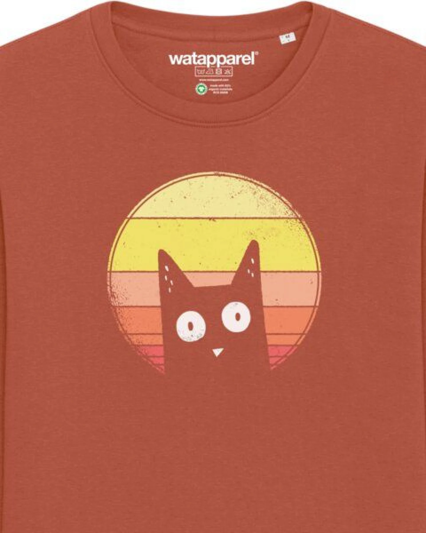 watapparel Sweatshirt Unisex Sunset Cat – Ansicht 3