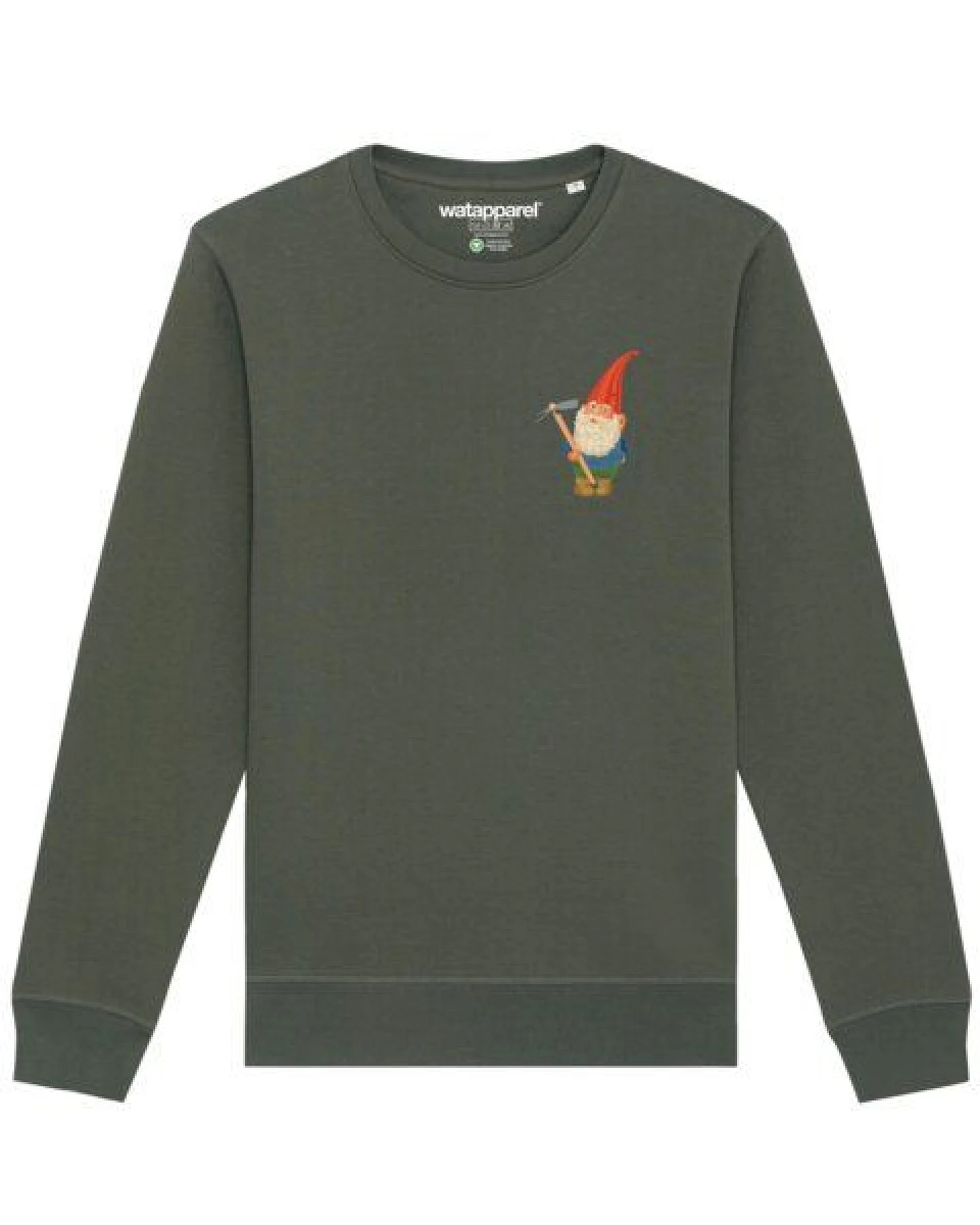 watapparel Sweatshirt Unisex Gartenzwerg – Ansicht 2