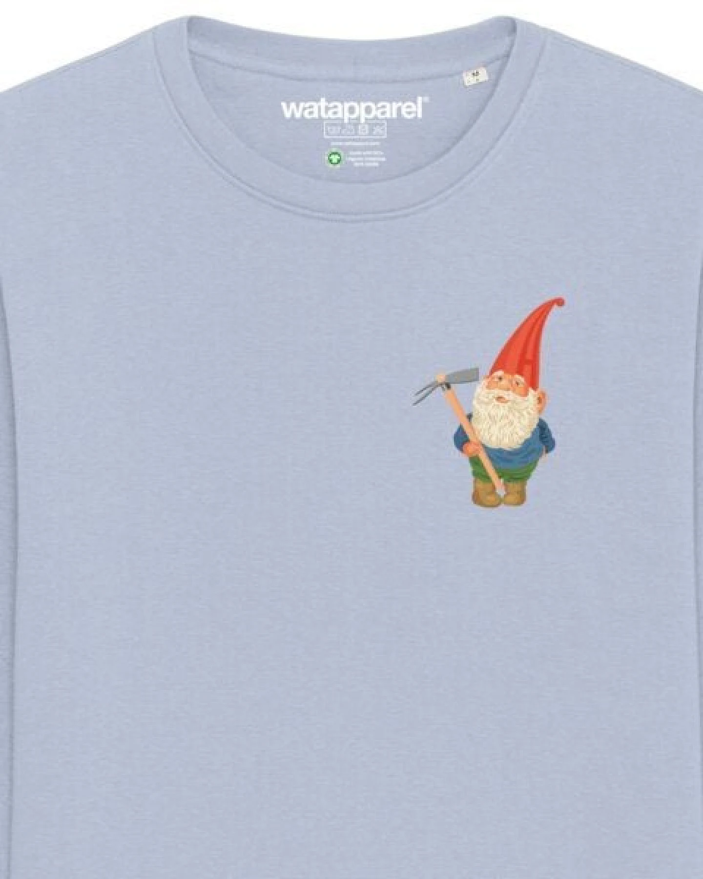 watapparel Sweatshirt Unisex Gartenzwerg – Ansicht 3