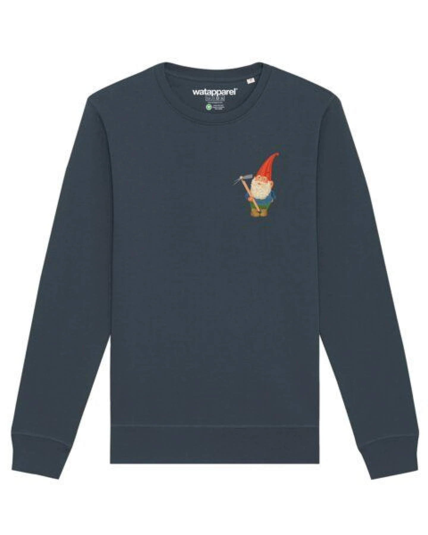watapparel Sweatshirt Unisex Gartenzwerg – Ansicht 2