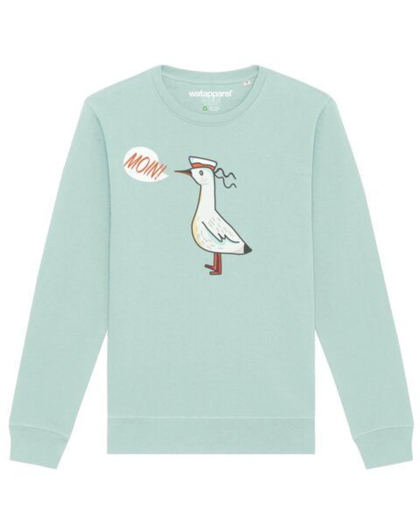 watapparel Sweatshirt Unisex Moin Seagull – Ansicht 2