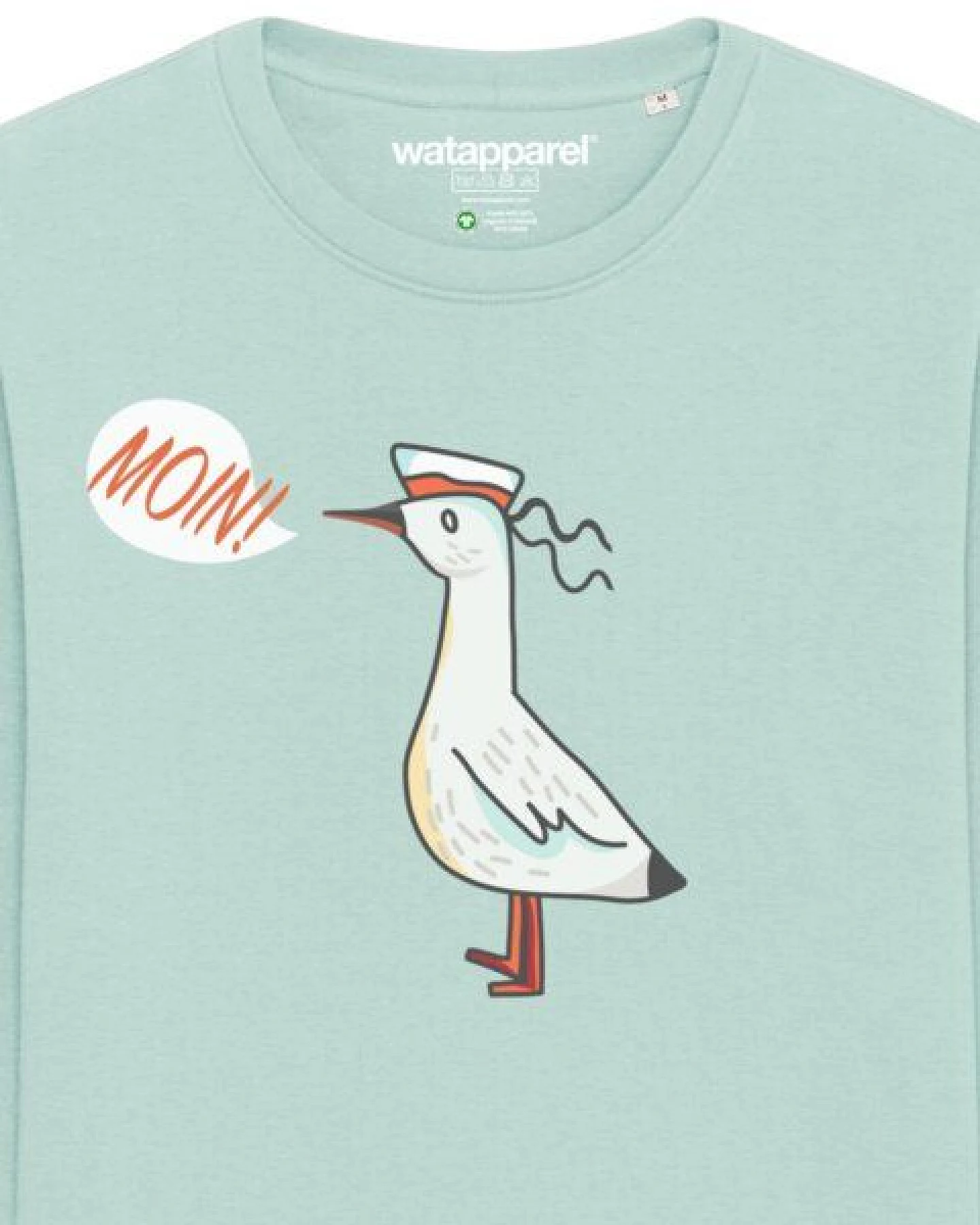 watapparel Sweatshirt Unisex Moin Seagull – Ansicht 3