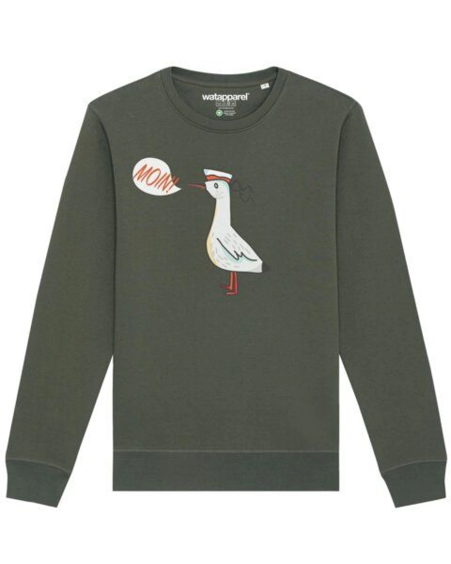watapparel Sweatshirt Unisex Moin Seagull – Ansicht 2