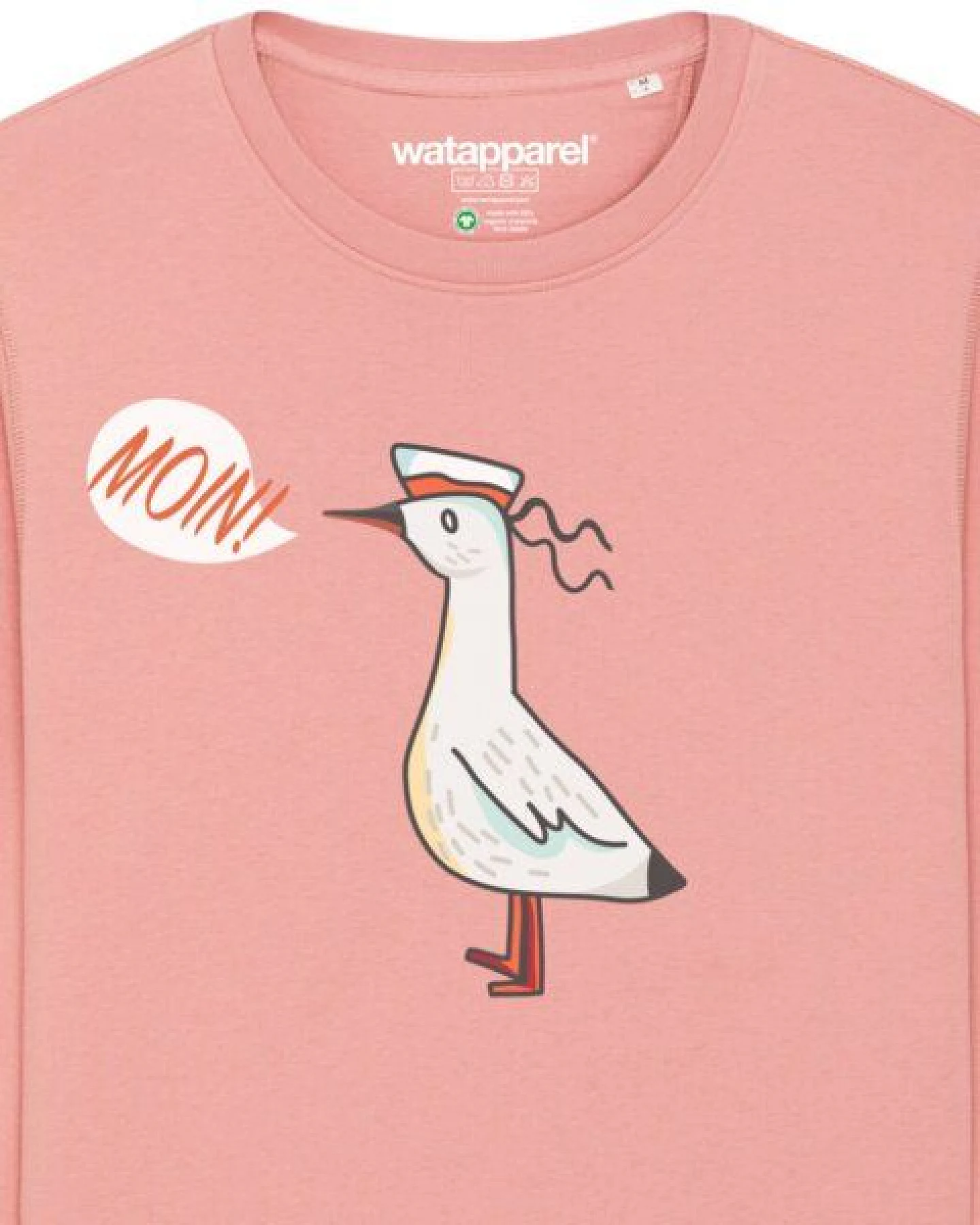 watapparel Sweatshirt Unisex Moin Seagull – Ansicht 3