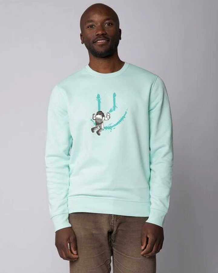 watapparel Sweatshirt Unisex Graffiti Astronaut