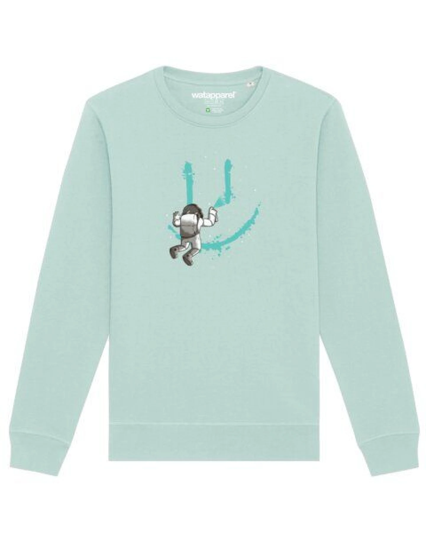 watapparel Sweatshirt Unisex Graffiti Astronaut – Ansicht 2