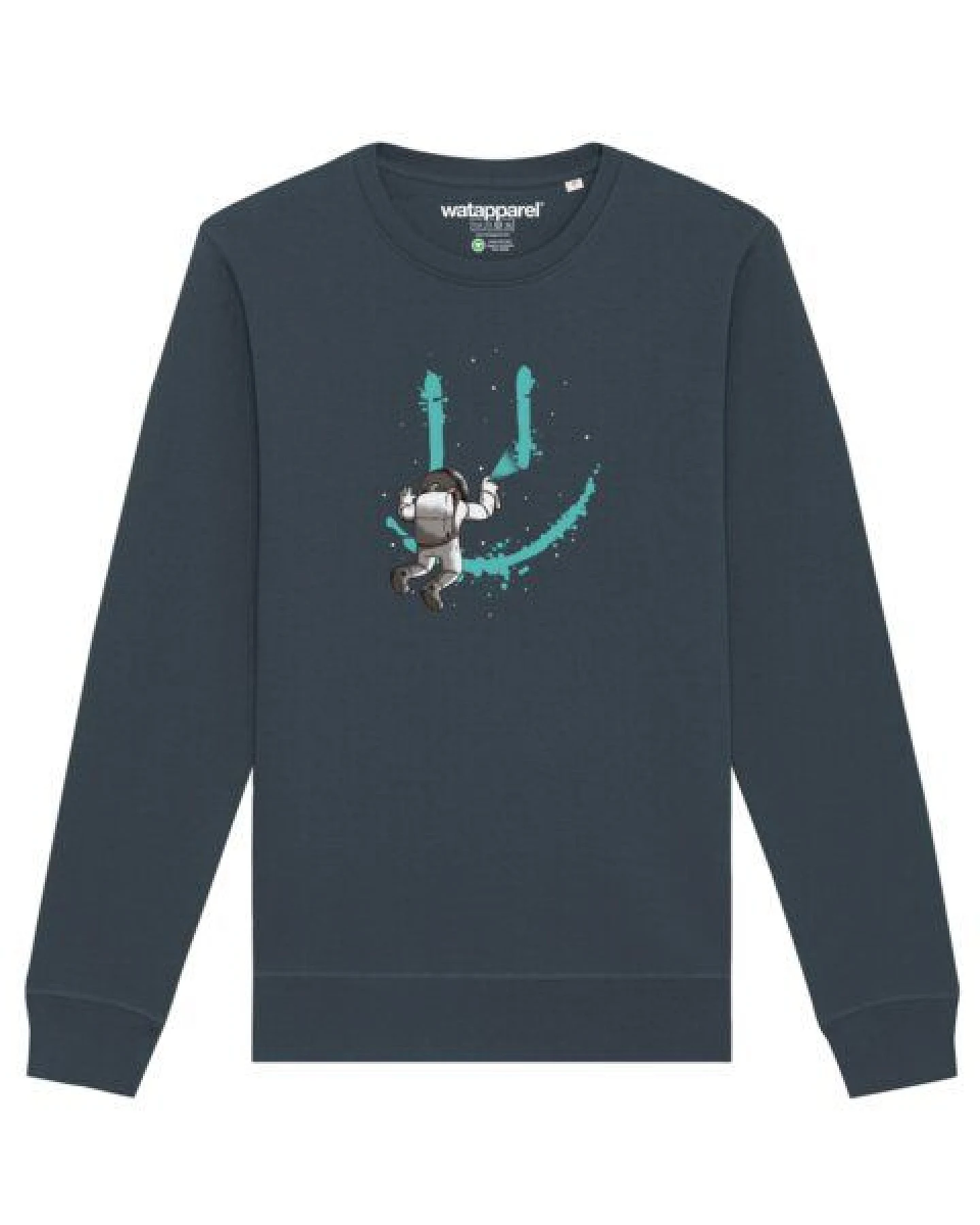 watapparel Sweatshirt Unisex Graffiti Astronaut – Ansicht 2