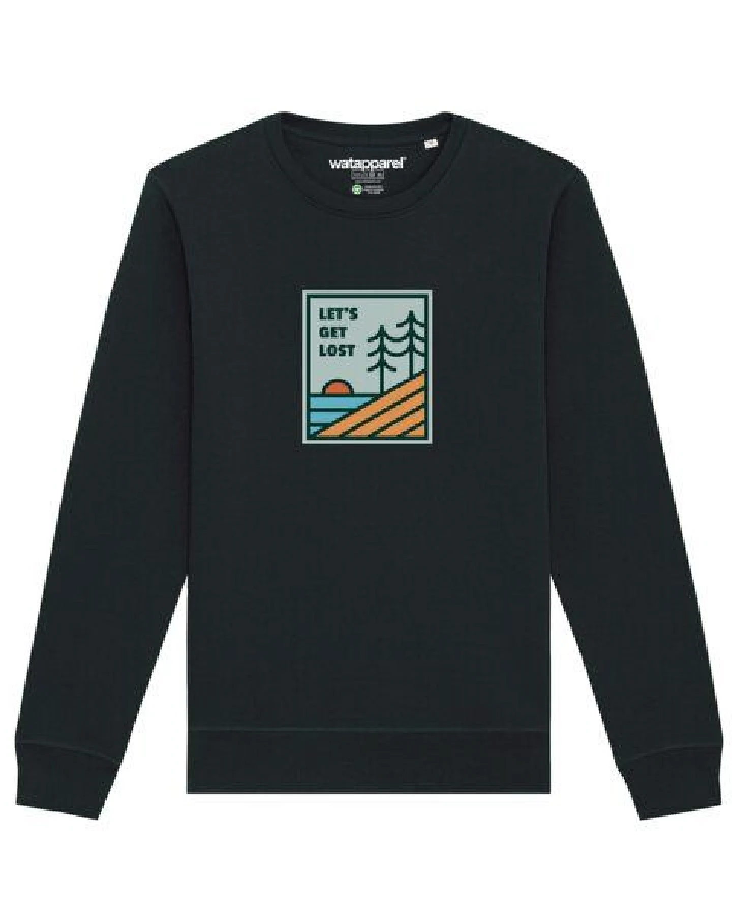watapparel Sweatshirt Unisex Let's Get Lost – Ansicht 2