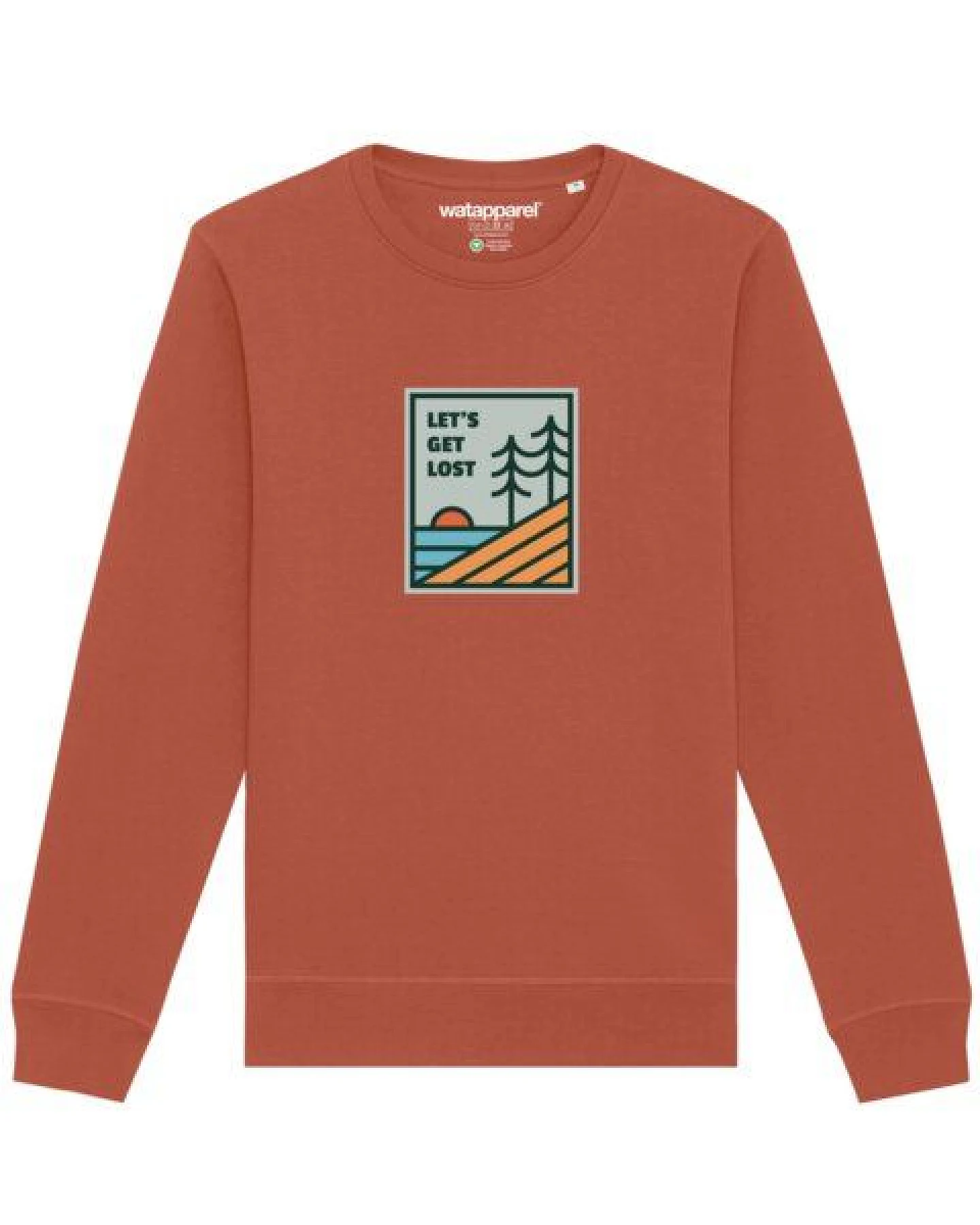 watapparel Sweatshirt Unisex Let's Get Lost – Ansicht 2
