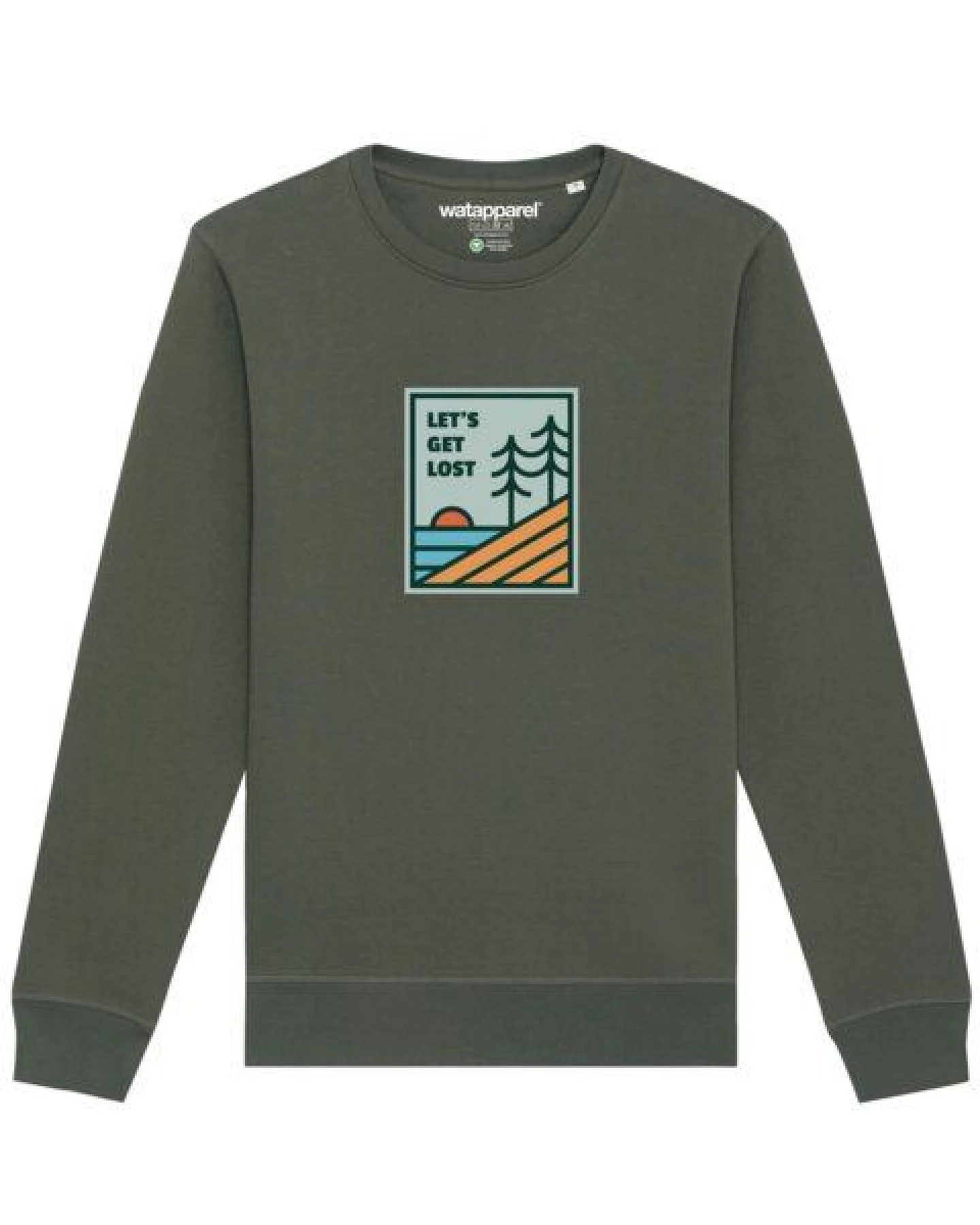 watapparel Sweatshirt Unisex Let's Get Lost – Ansicht 2