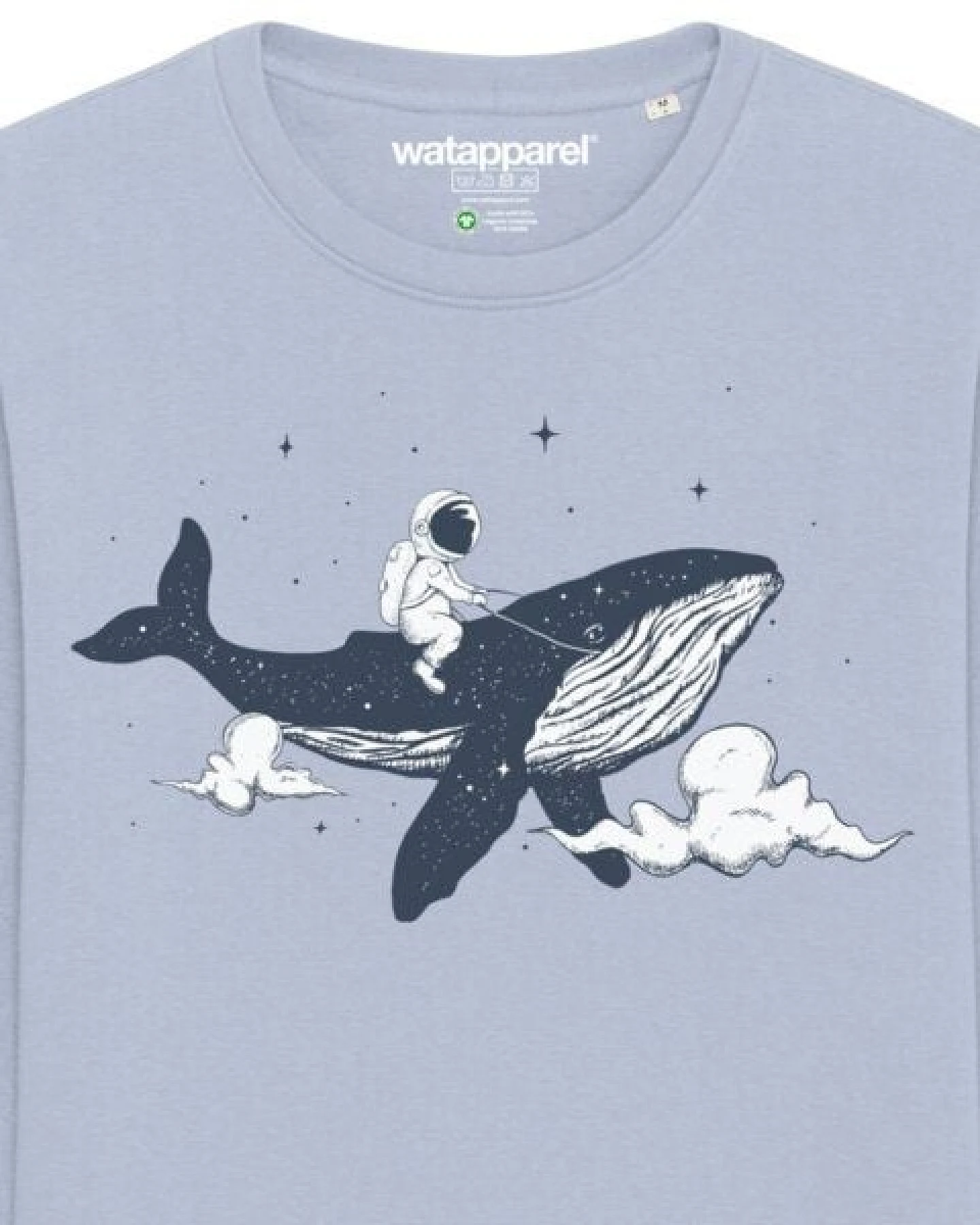 watapparel Sweatshirt Unisex Spacewhale – Ansicht 3