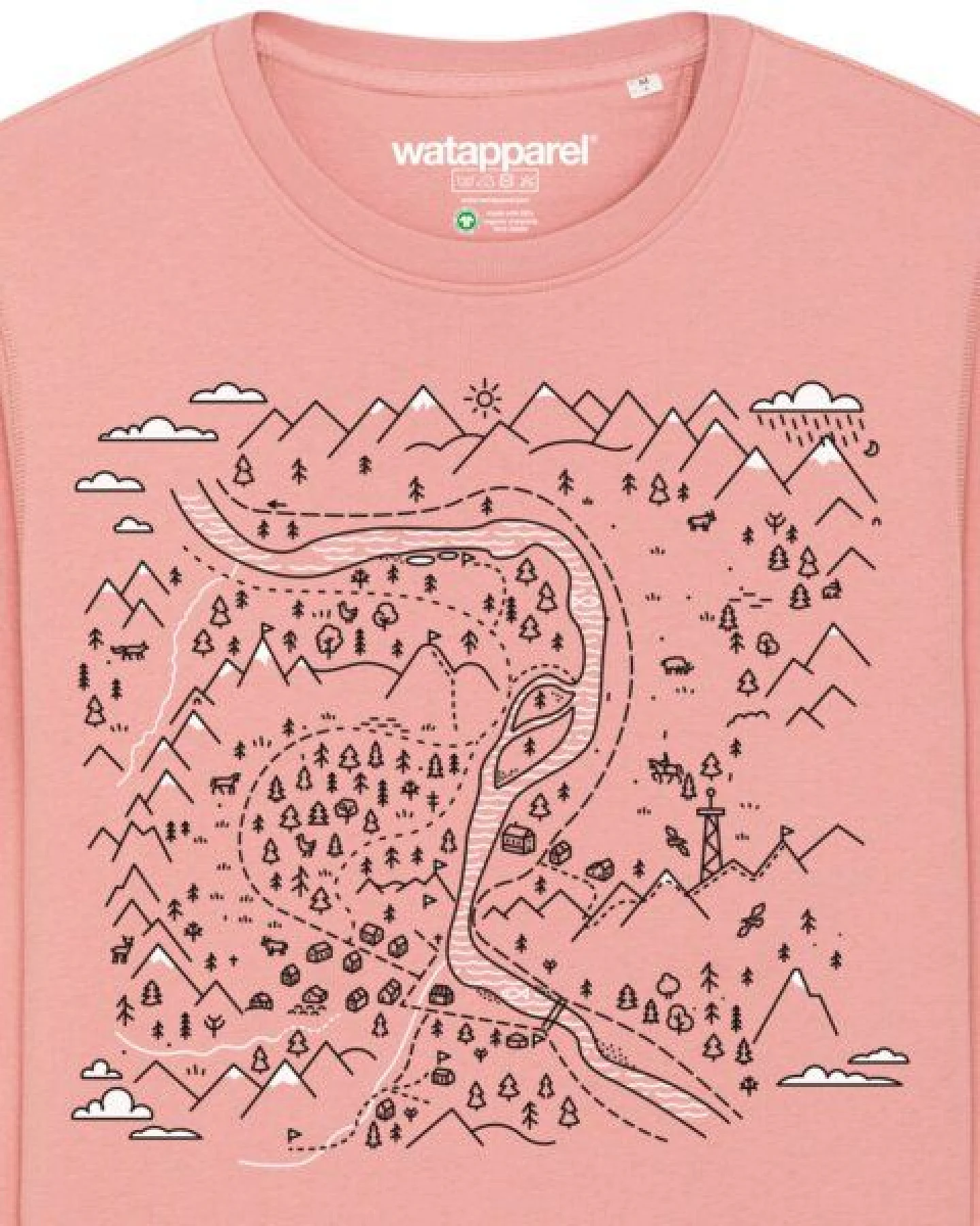 watapparel Sweatshirt Unisex Landschaft – Ansicht 3