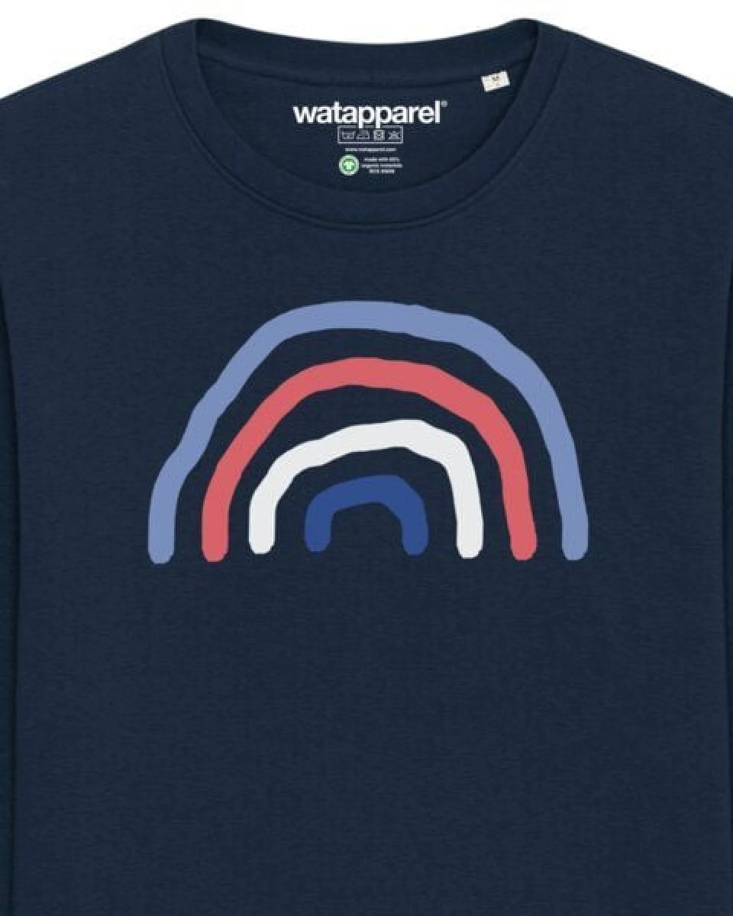 watapparel Sweatshirt Unisex Regenbogen – Ansicht 3