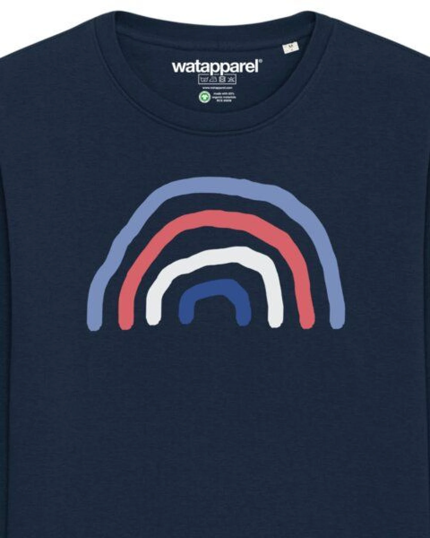 watapparel Sweatshirt Unisex Regenbogen – Ansicht 3