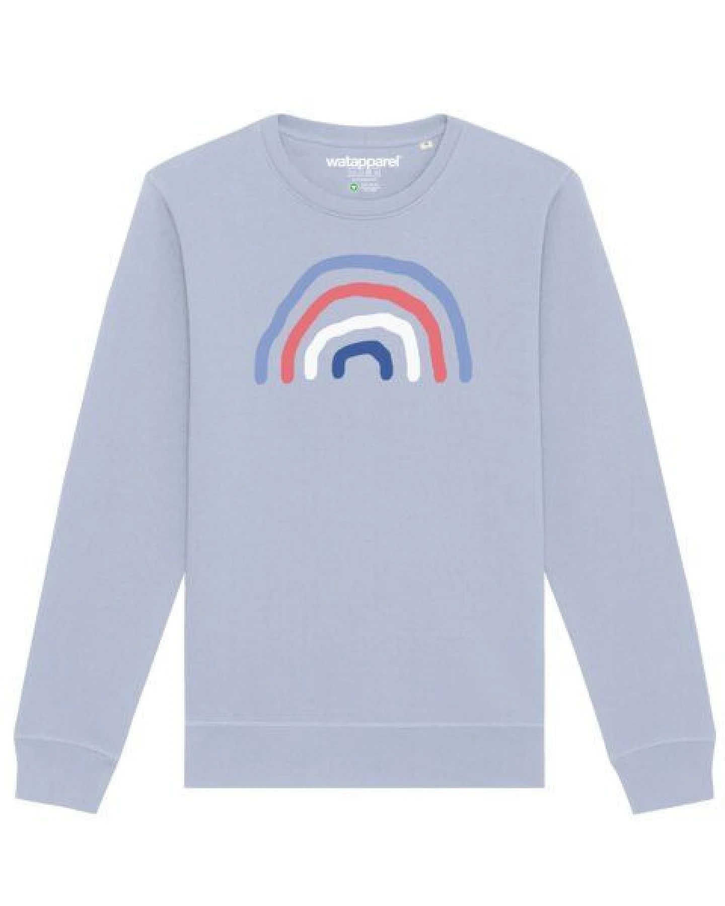 watapparel Sweatshirt Unisex Regenbogen – Ansicht 2