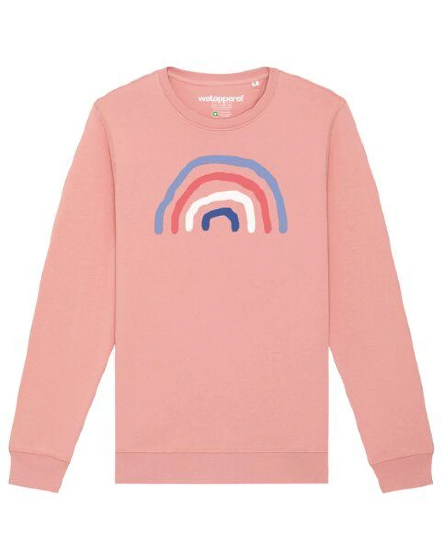 watapparel Sweatshirt Unisex Regenbogen – Ansicht 2