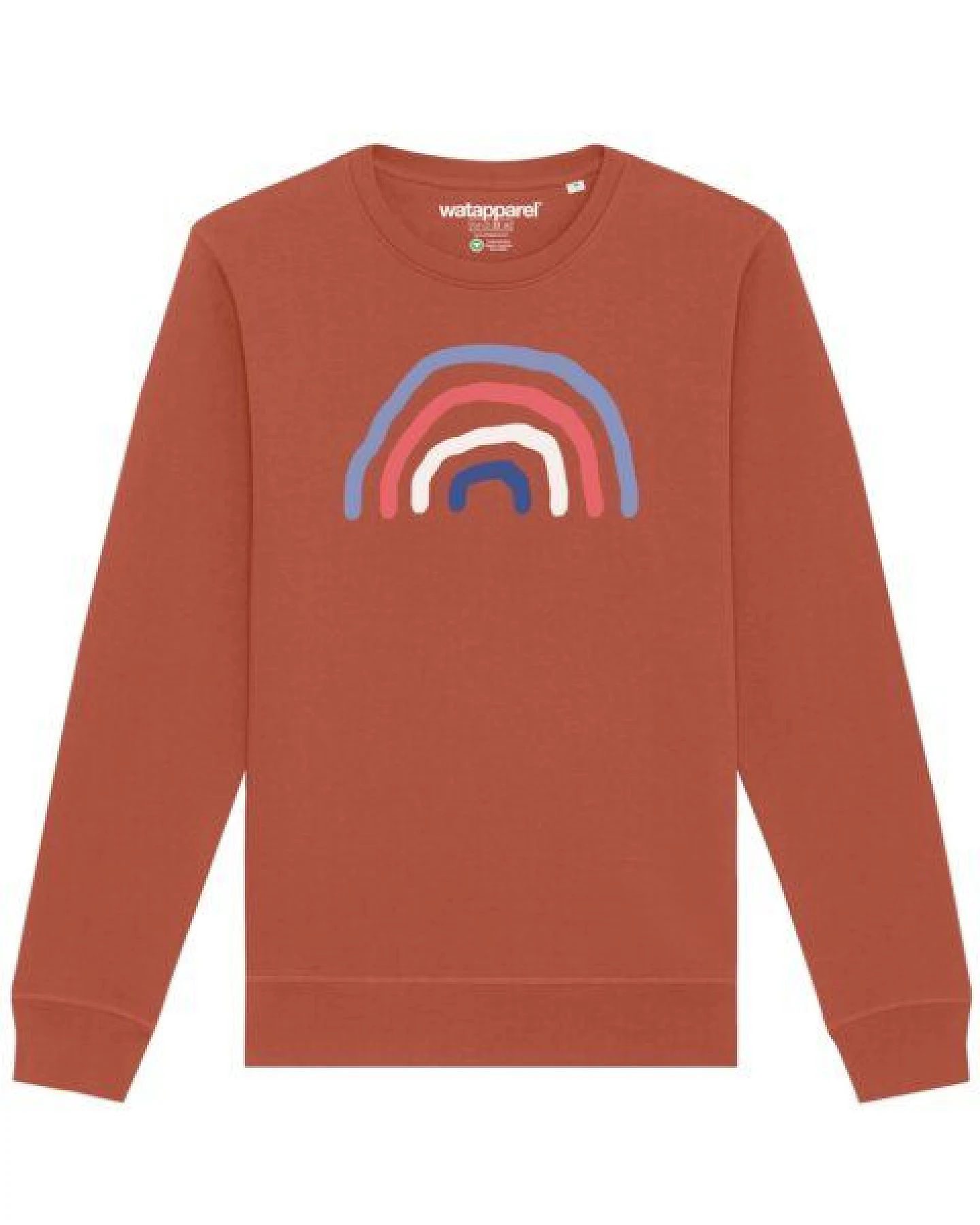 watapparel Sweatshirt Unisex Regenbogen – Ansicht 2