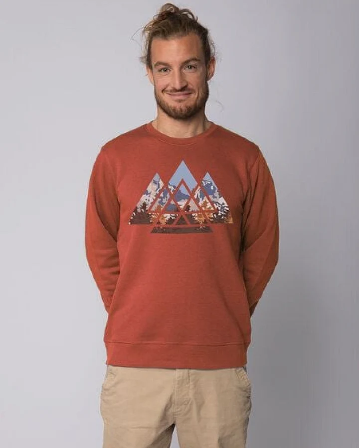 watapparel Sweatshirt Unisex Geometric Landscape