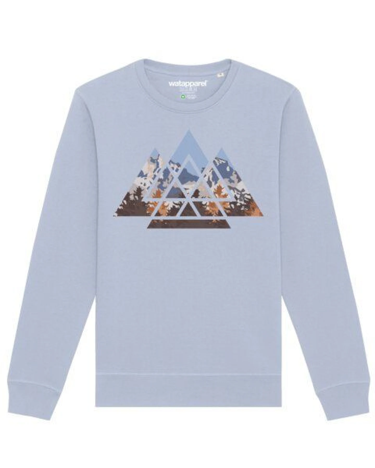 watapparel Sweatshirt Unisex Geometric Landscape – Ansicht 2