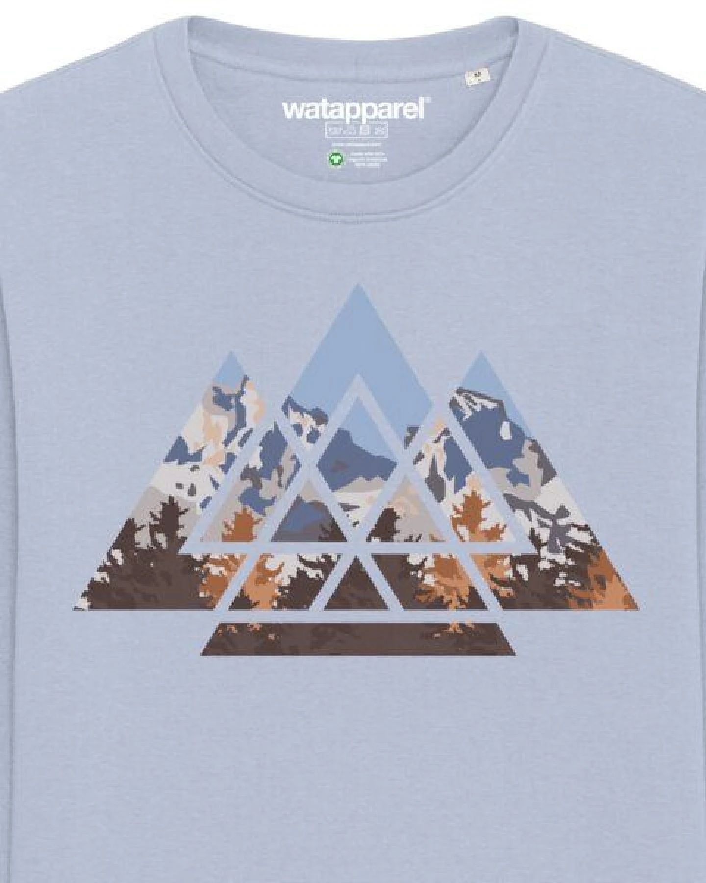 watapparel Sweatshirt Unisex Geometric Landscape – Ansicht 3