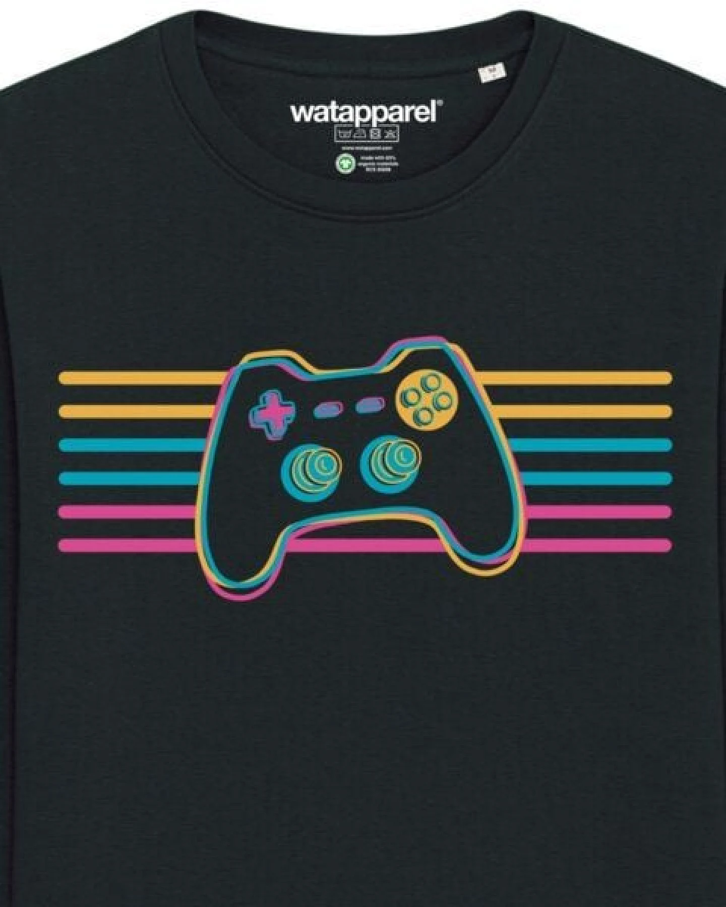 watapparel Sweatshirt Unisex Retro Joystick – Ansicht 3