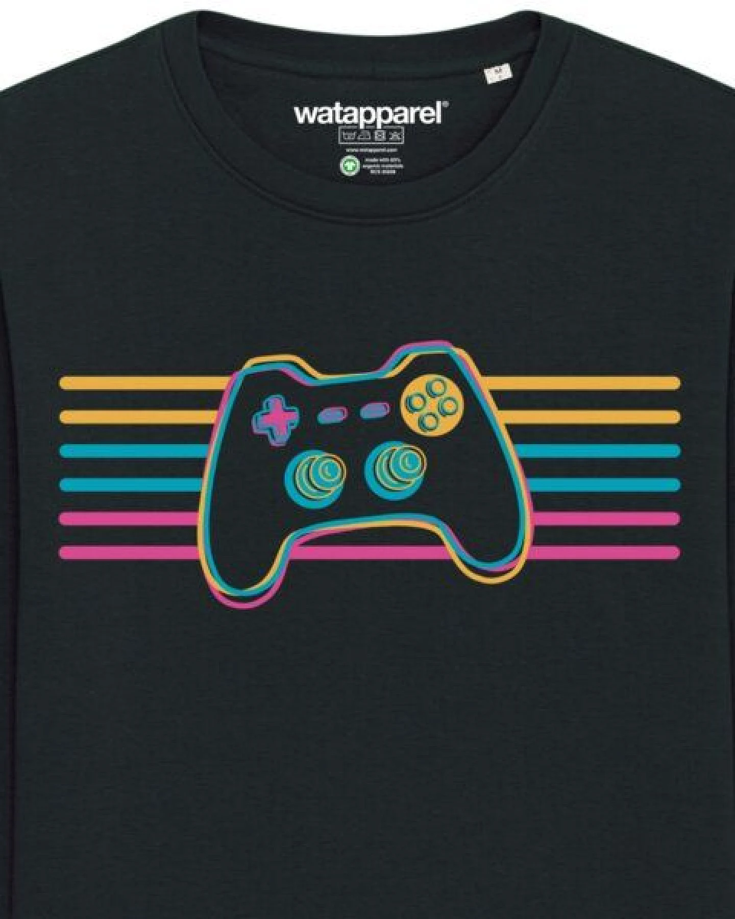 watapparel Sweatshirt Unisex Retro Joystick – Ansicht 3