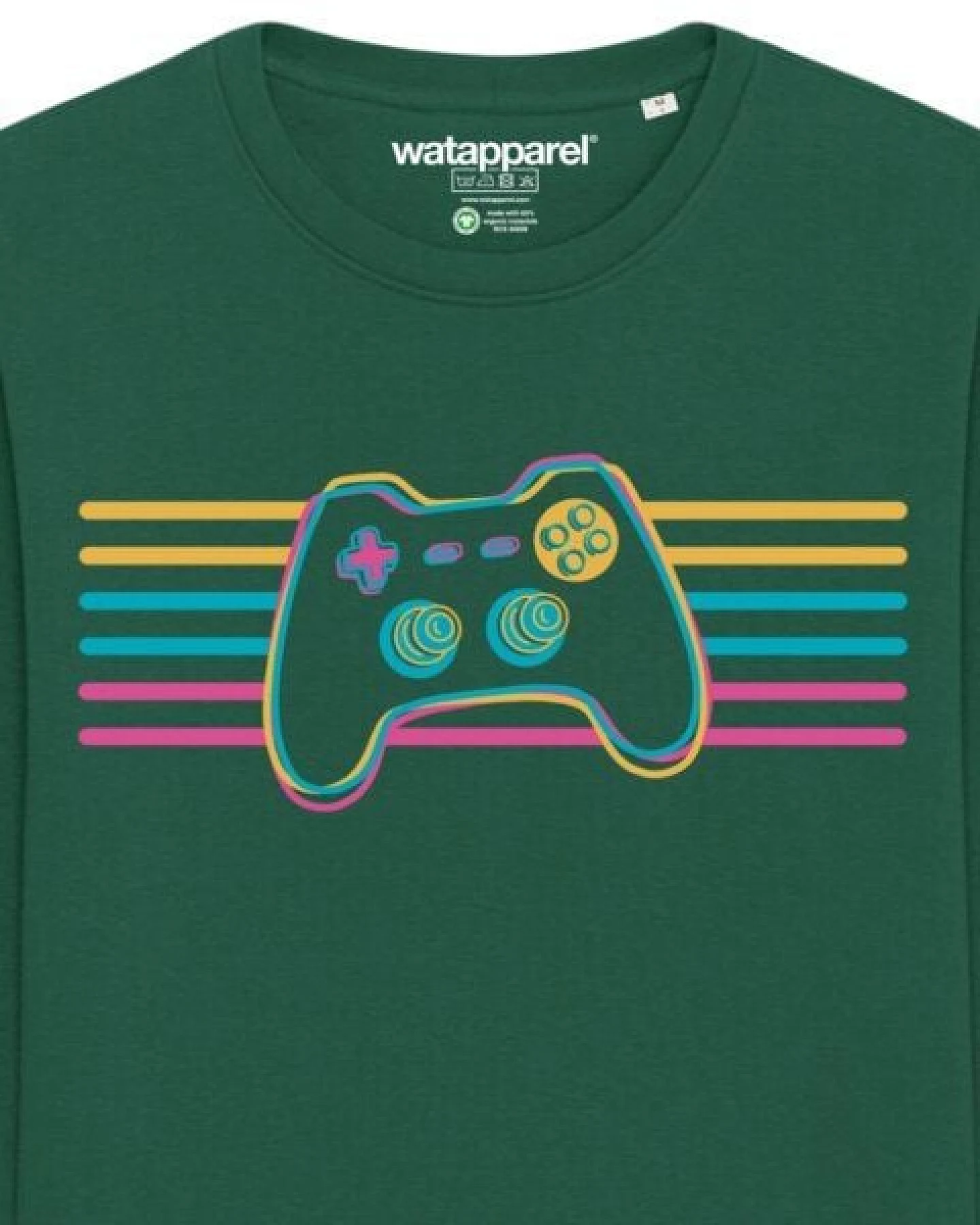 watapparel Sweatshirt Unisex Retro Joystick – Ansicht 3