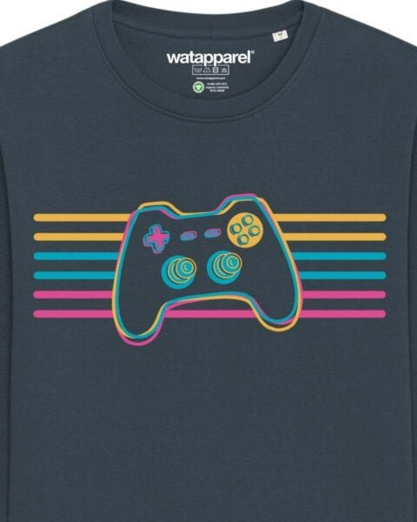 watapparel Sweatshirt Unisex Retro Joystick – Ansicht 3