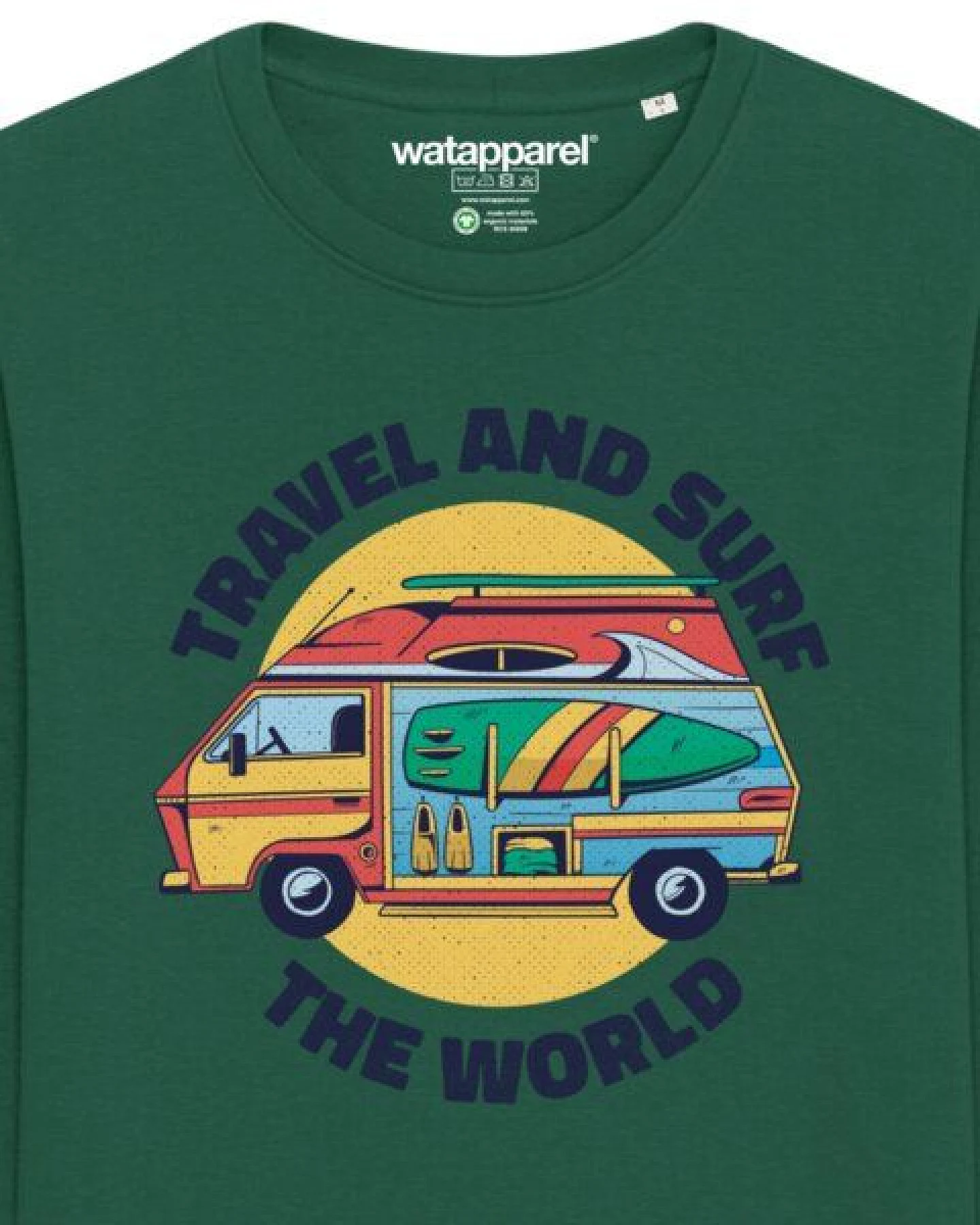 watapparel Sweatshirt Unisex Travel and surf – Ansicht 3